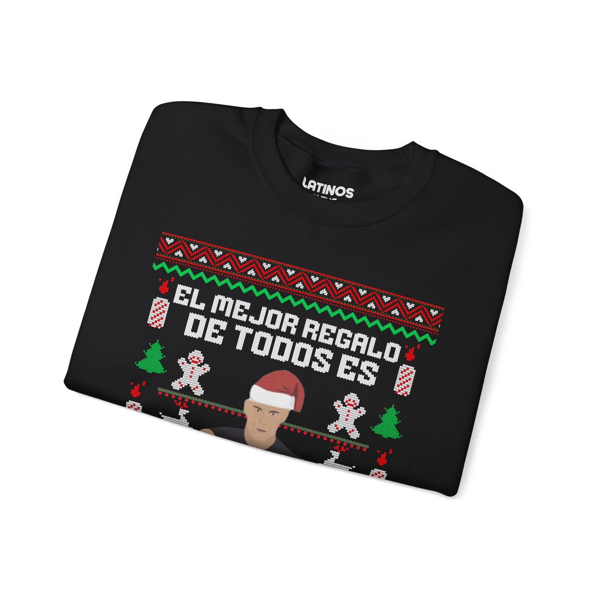 El Mejor Regalo De Todos Es La Familia Vin Fast Furious Latino Ugly Christmas Sweater | Diesel 3 Colores