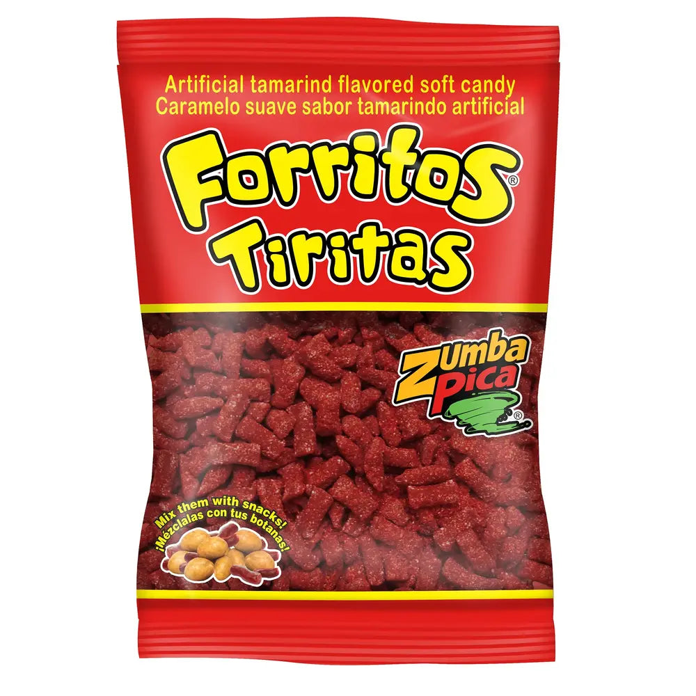 Zumba Pica Tiras Forritos Tamarindo Bolsa 12.3 oz