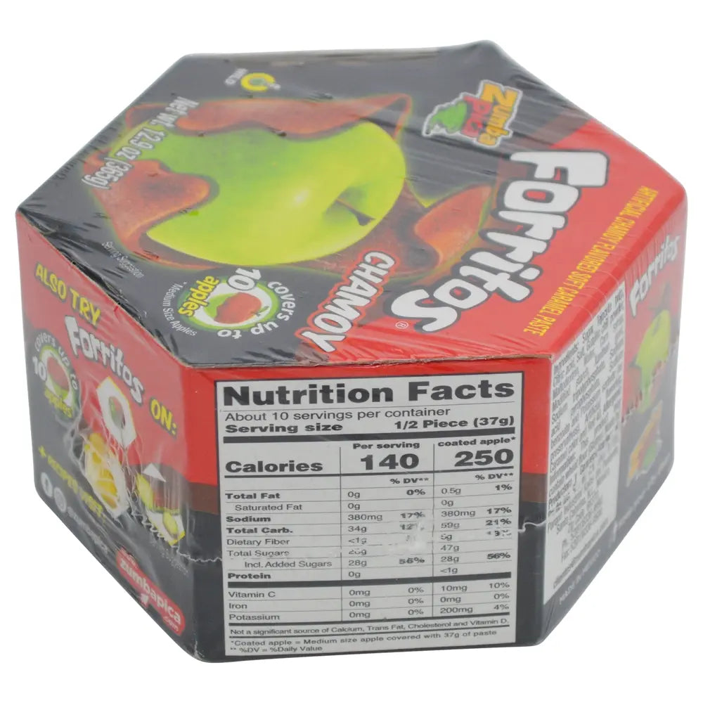 Zumba Pica Forritos Chamoy 5 unidades