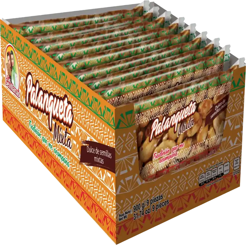 Las Sevillanas Palanqueta Mixta (7x9ct) 3.5 oz