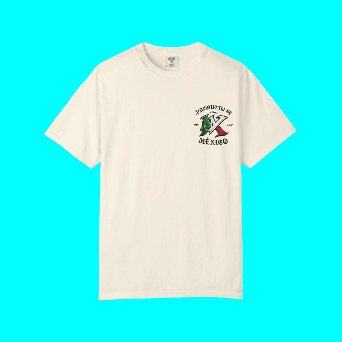 Producto De Mexico Heritage T-shirt | Old English Style, Mexican Culture | Heavyweight Cotton
