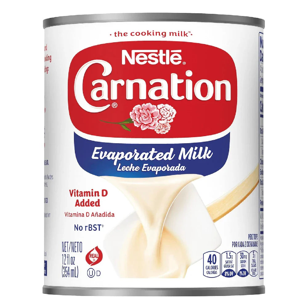 Leche Evaporada Carnation de Nestlé 12 oz