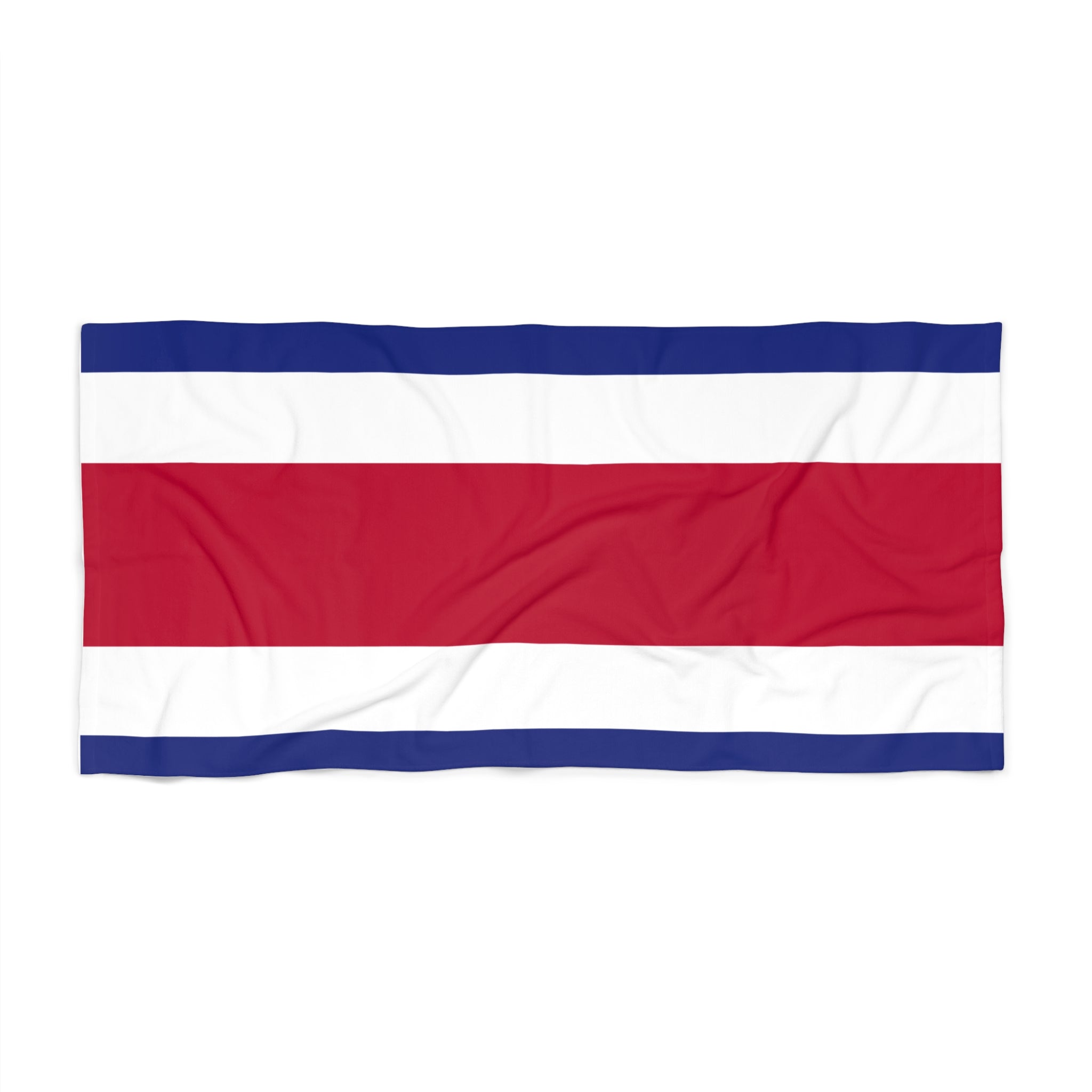 Toalla de playa con la bandera de Costa Rica | Calidad y duradera - 2 tamaños | Orgullo costarricense | Regalo para costarricenses