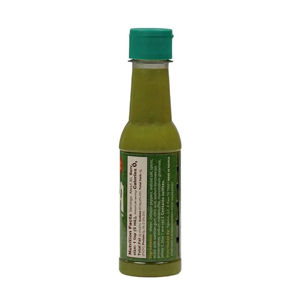 La Perrona Hot Sauce Chiltepin Green Habanero 5 oz