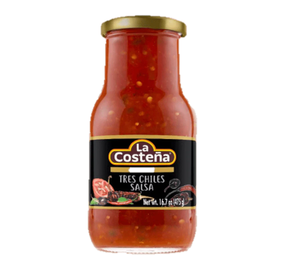 La Costeña Tres Chiles Salsa Gourmet 16.7 oz