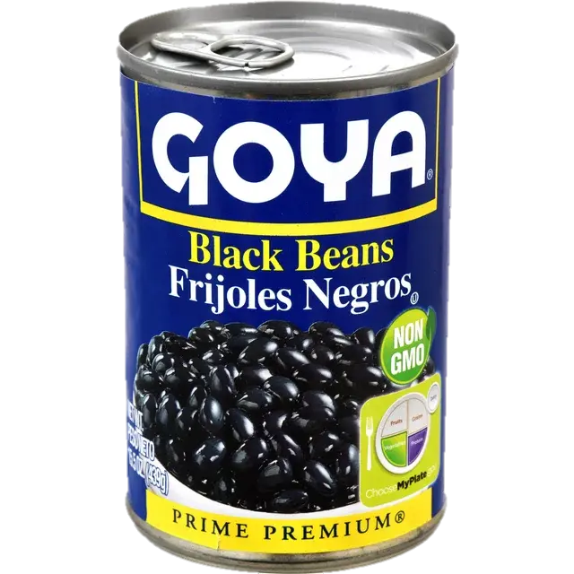 Goya Frijoles Negros Enteros 15.5 oz