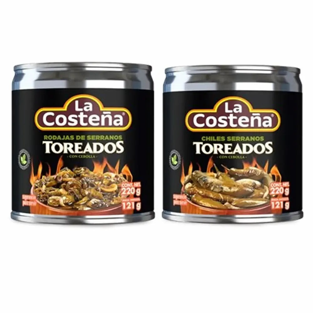 Chiles toreados enteros La Costeña 7.76 oz