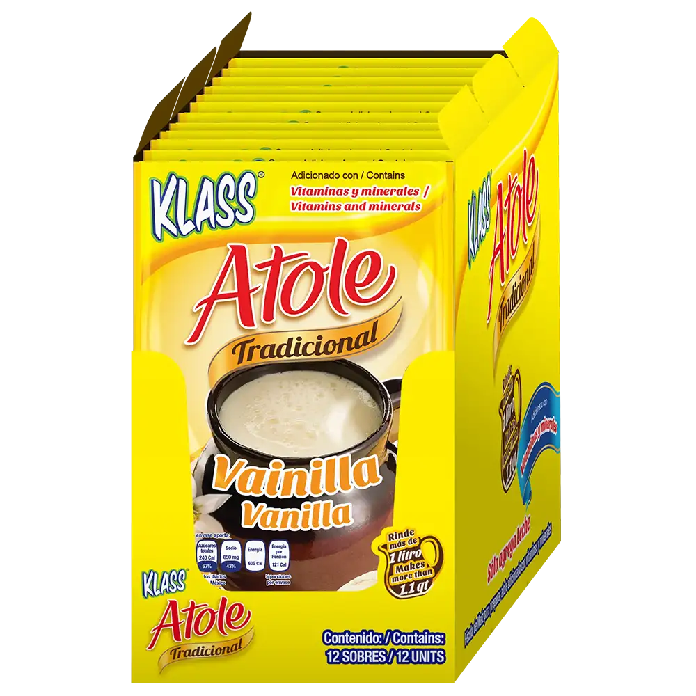 Klass Atole Vainilla (4x12u.) 43,1 g