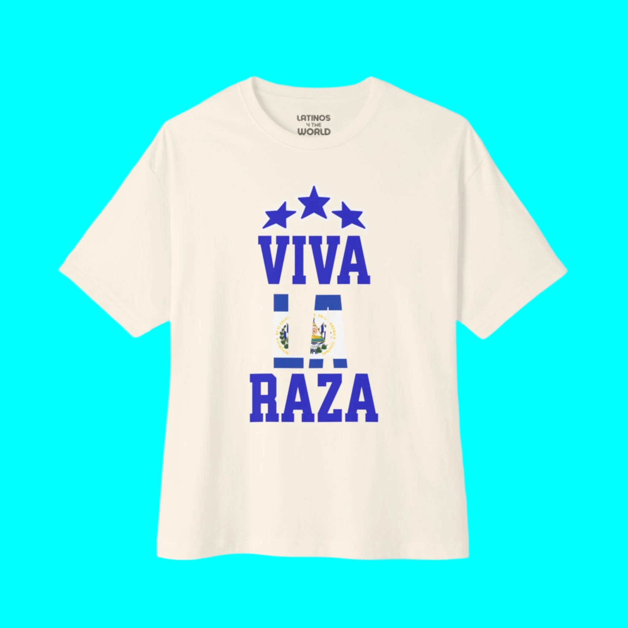 VIVA LA RAZA El Salvador Edition Immigration Ice Justice T-shirt | Salvadorian Latino Pride Viral Tees