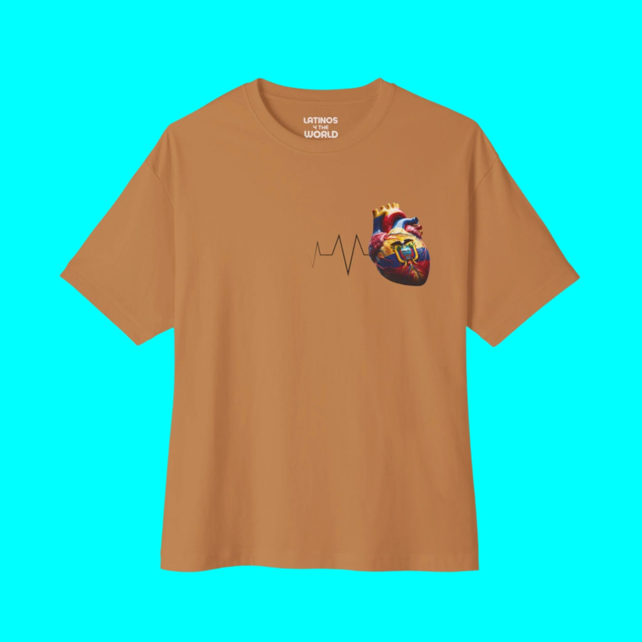 ECUADOR Siempre En Mi Corazón Camiseta | Latido Ecuatoriano Corazón | Orgullo Latino Camisetas Virales Divertidas