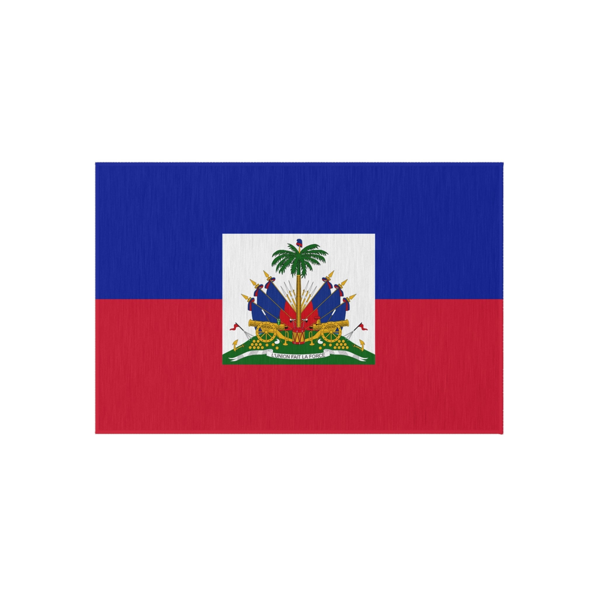 Tapete Antideslizante para Exteriores Bandera de Haití | Puerto Príncipe | Carrefour | Delmas 73 | 24"x36"