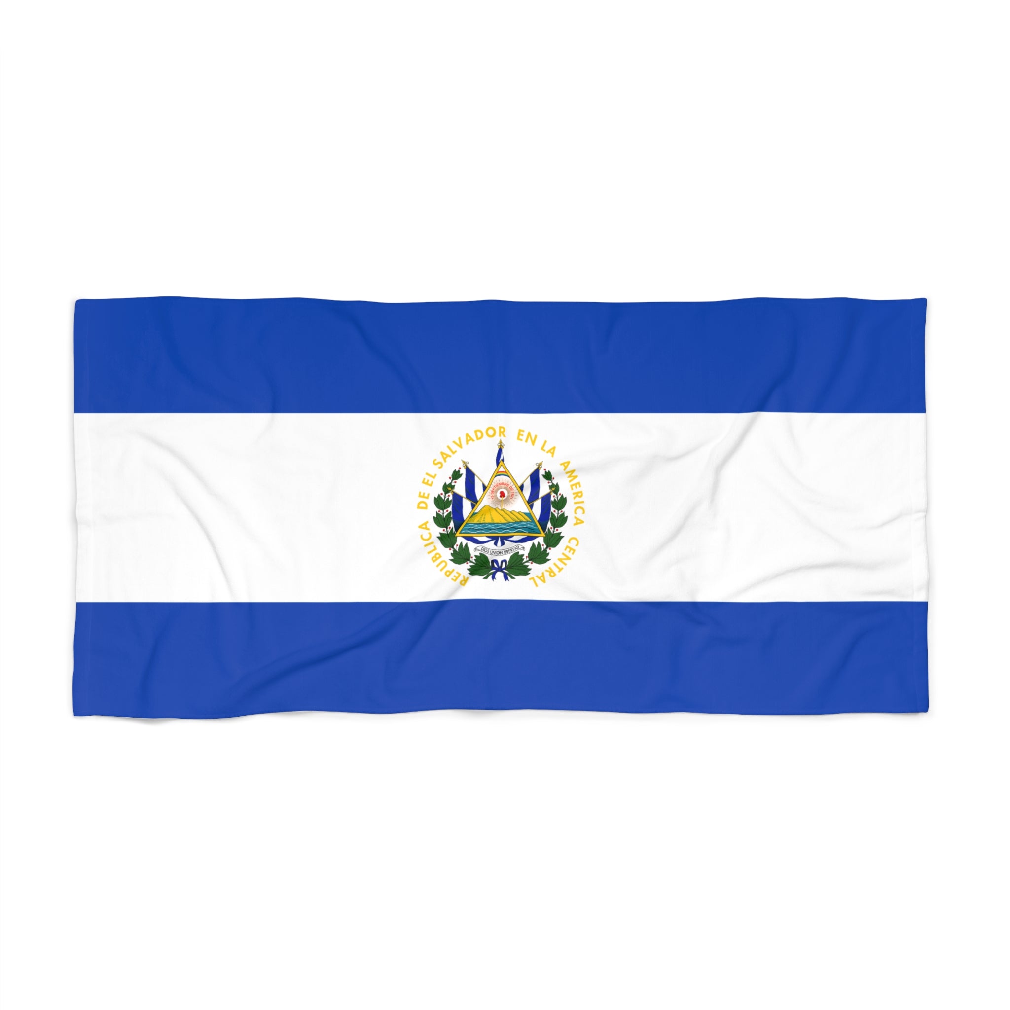 El Salvador Flag Beach Towel | Quality & Long Lasting - 2 Sizes | Salvadorian Pride | Gift for Salvadorians | Púchica Vos