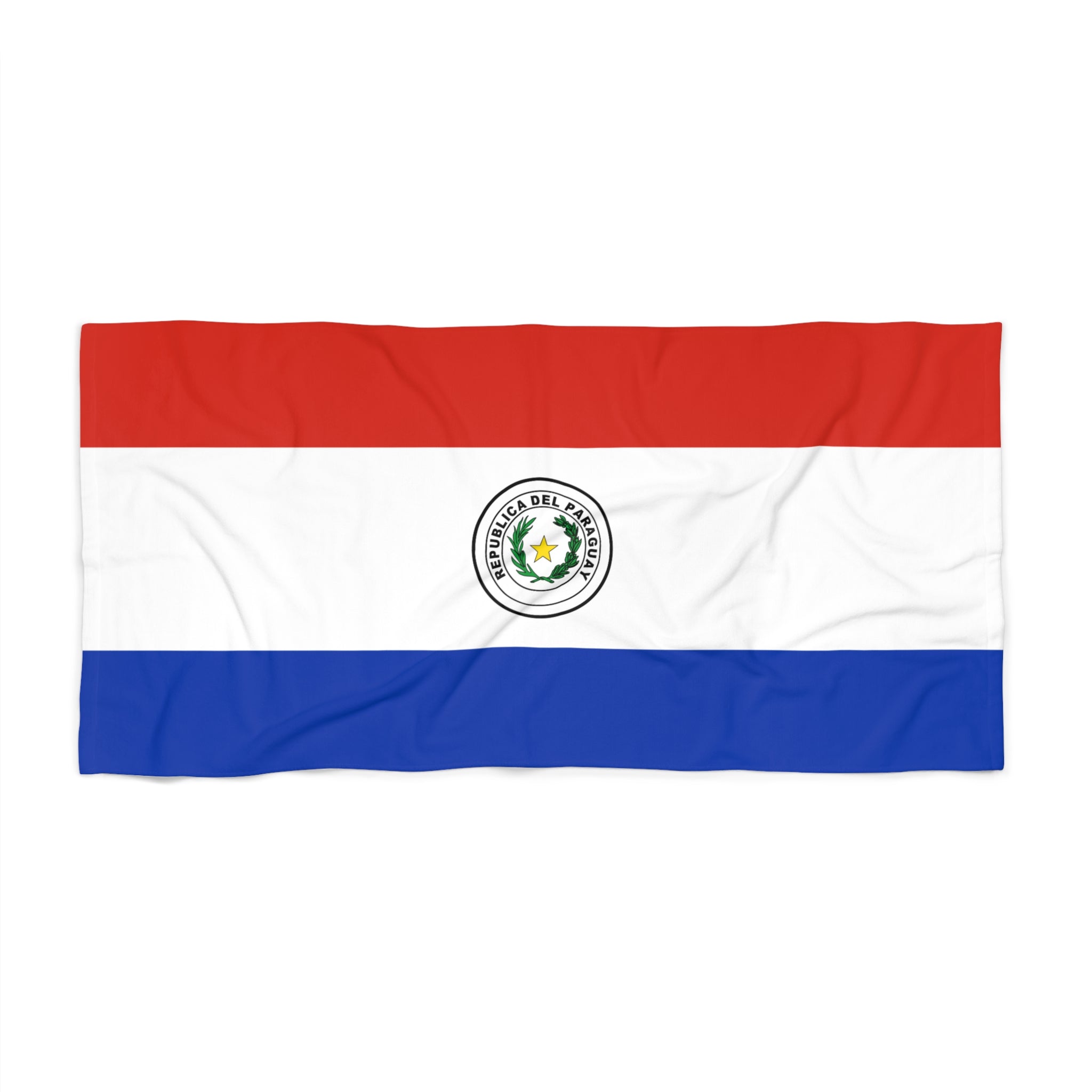 Paraguay Flag Beach Towel | Quality & Long Lasting - 2 Sizes | Paraguayan Pride | Gift for Guaranis