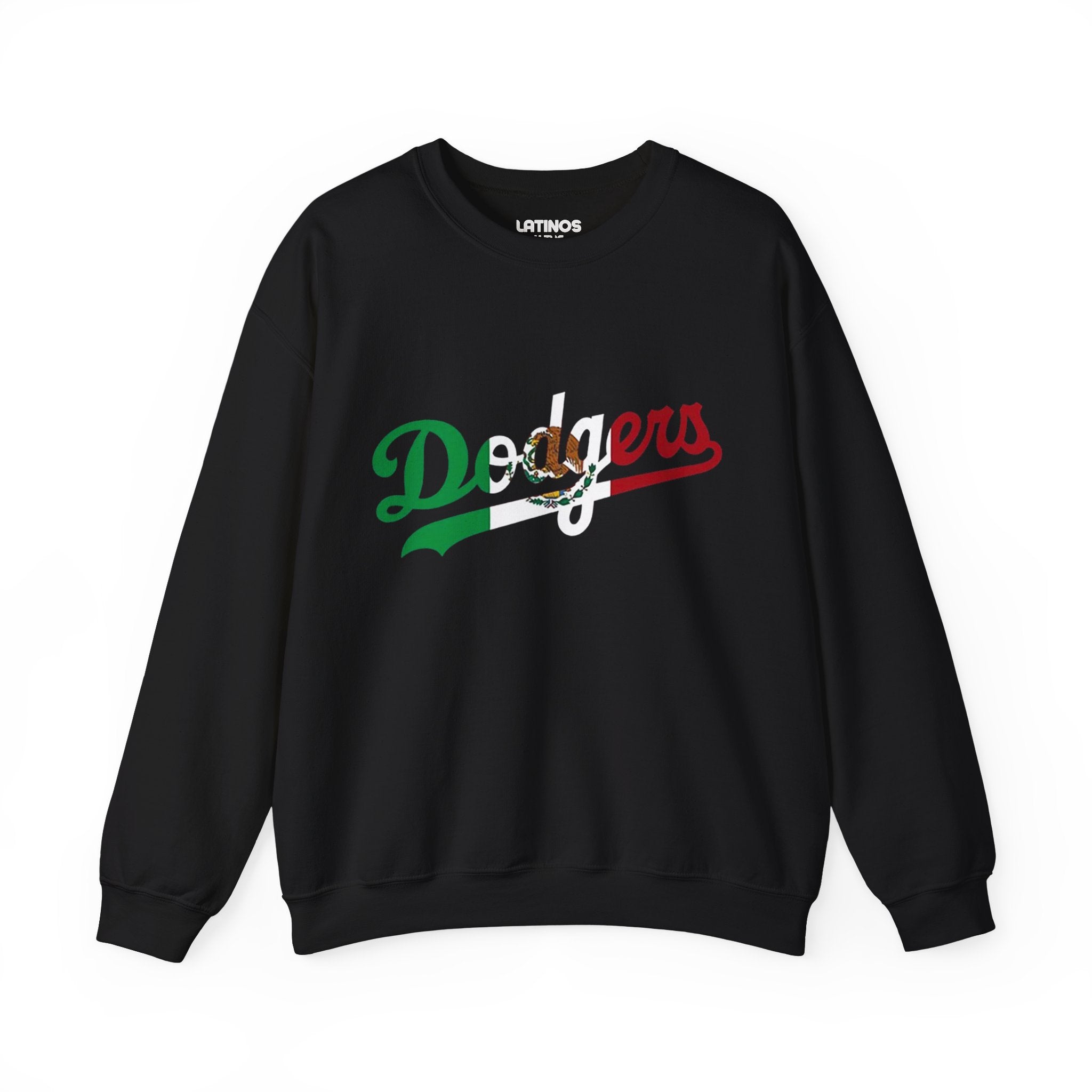Sudadera Cuello Redondo Los Angeles Mexican Pride Dodgers | Serie Mundial 2025 Campeones LA Béisbol | Latino Divertido | 3 Colores