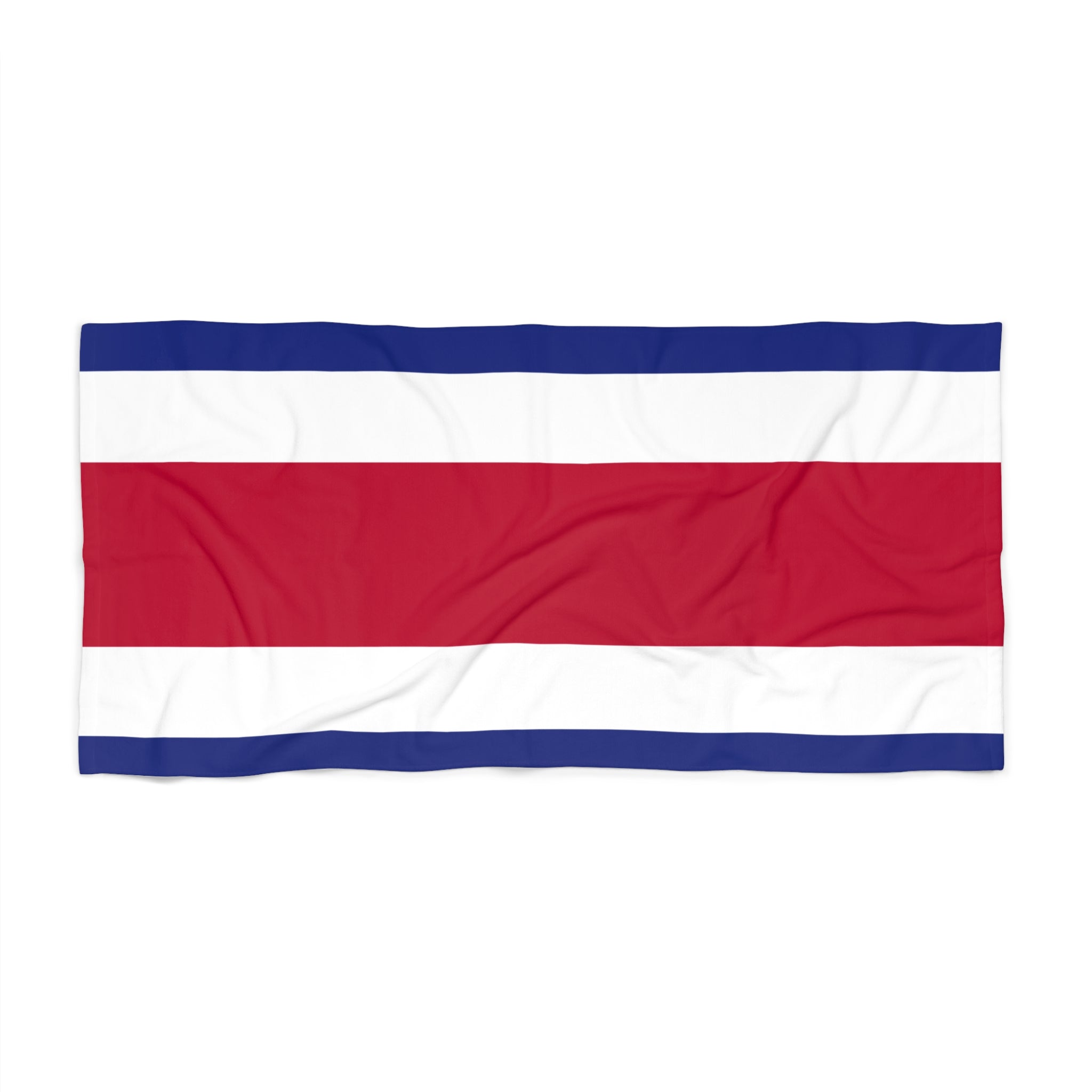 Toalla de playa con la bandera de Costa Rica | Calidad y duradera - 2 tamaños | Orgullo costarricense | Regalo para costarricenses