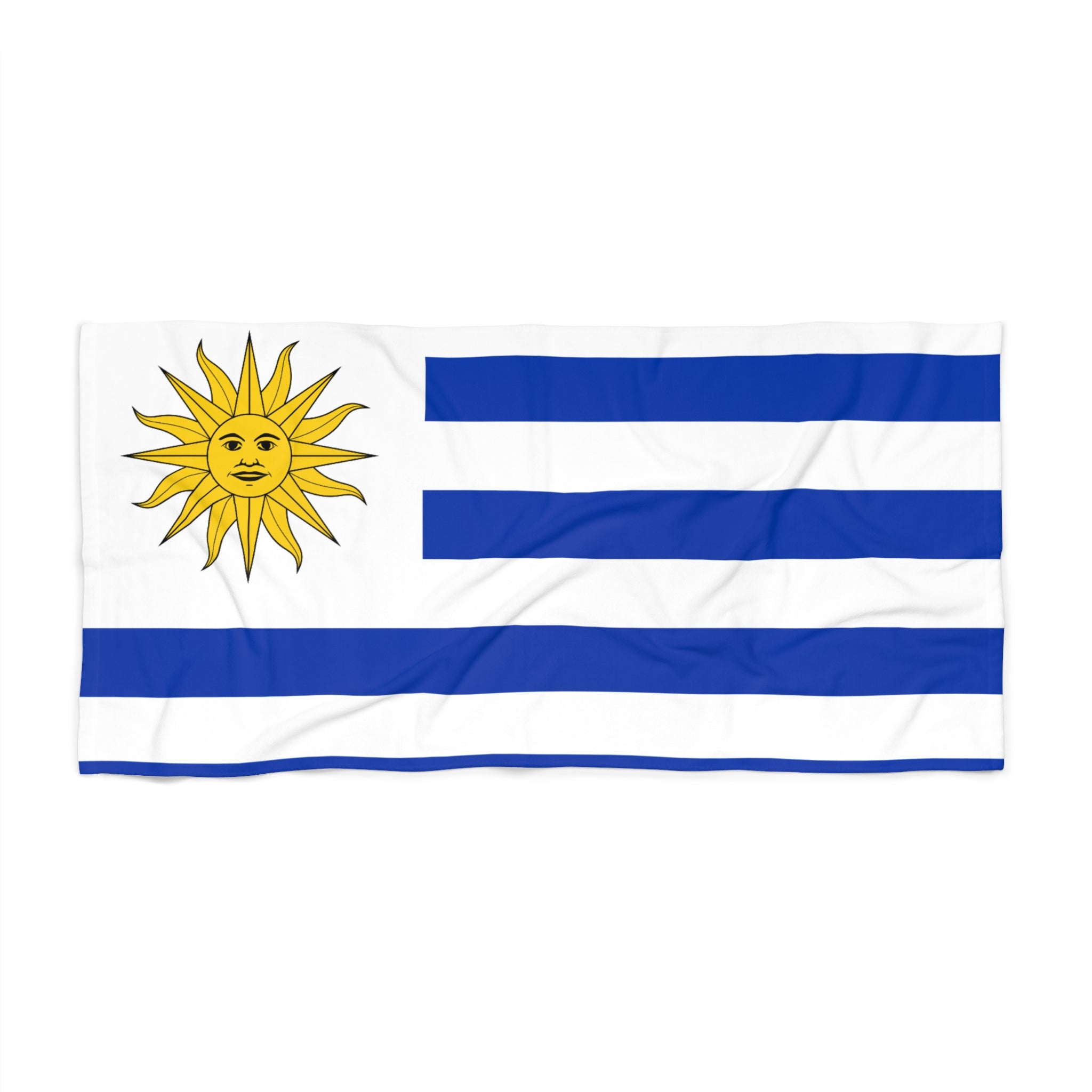 Uruguay Flag Beach Towel | Quality & Long Lasting - 2 Sizes | Uruguayan Pride | Gift for Uruguayans