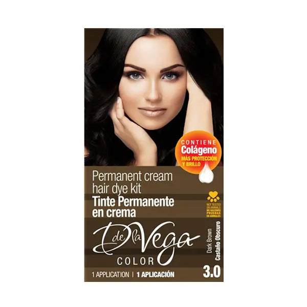D De La Vega Tinte para Cabello 3.0
Castaño Oscuro 1 Aplicación