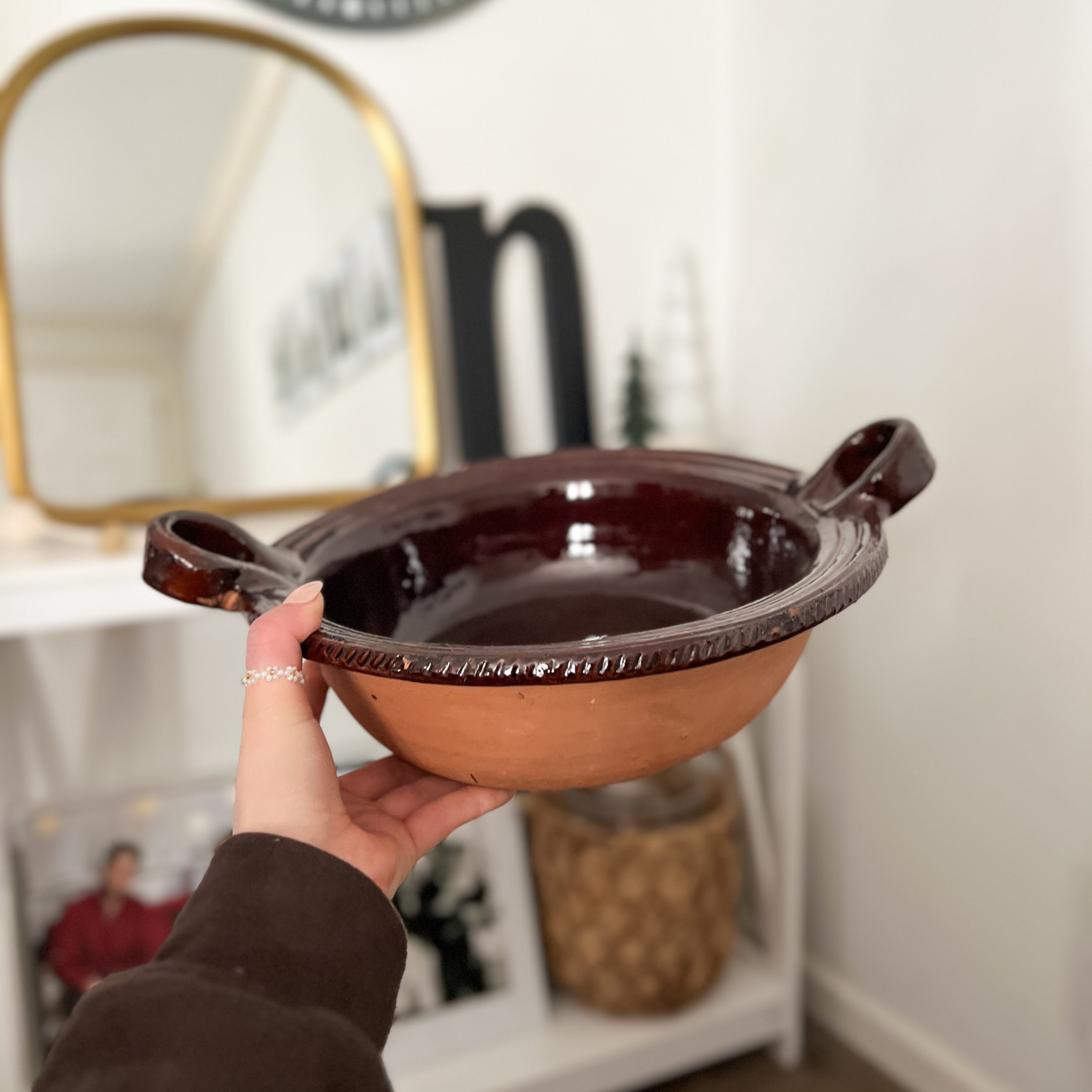 Olla tradicional mexicana sin tapa