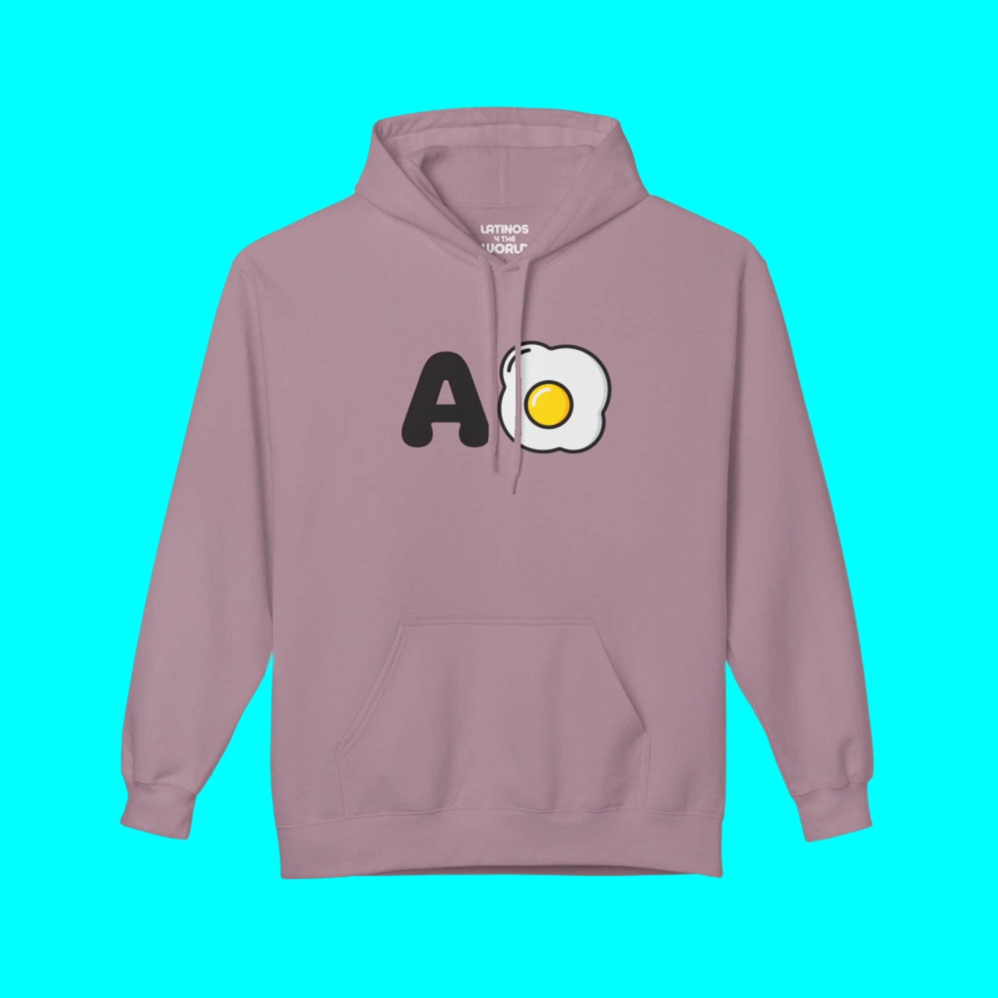 Sudadera con capucha cómoda y cálida con el eslogan en jerga mexicana/centroamericana "A Huevo" | Broma de orgullo latino divertido con forro polar | Latinos 4 The World