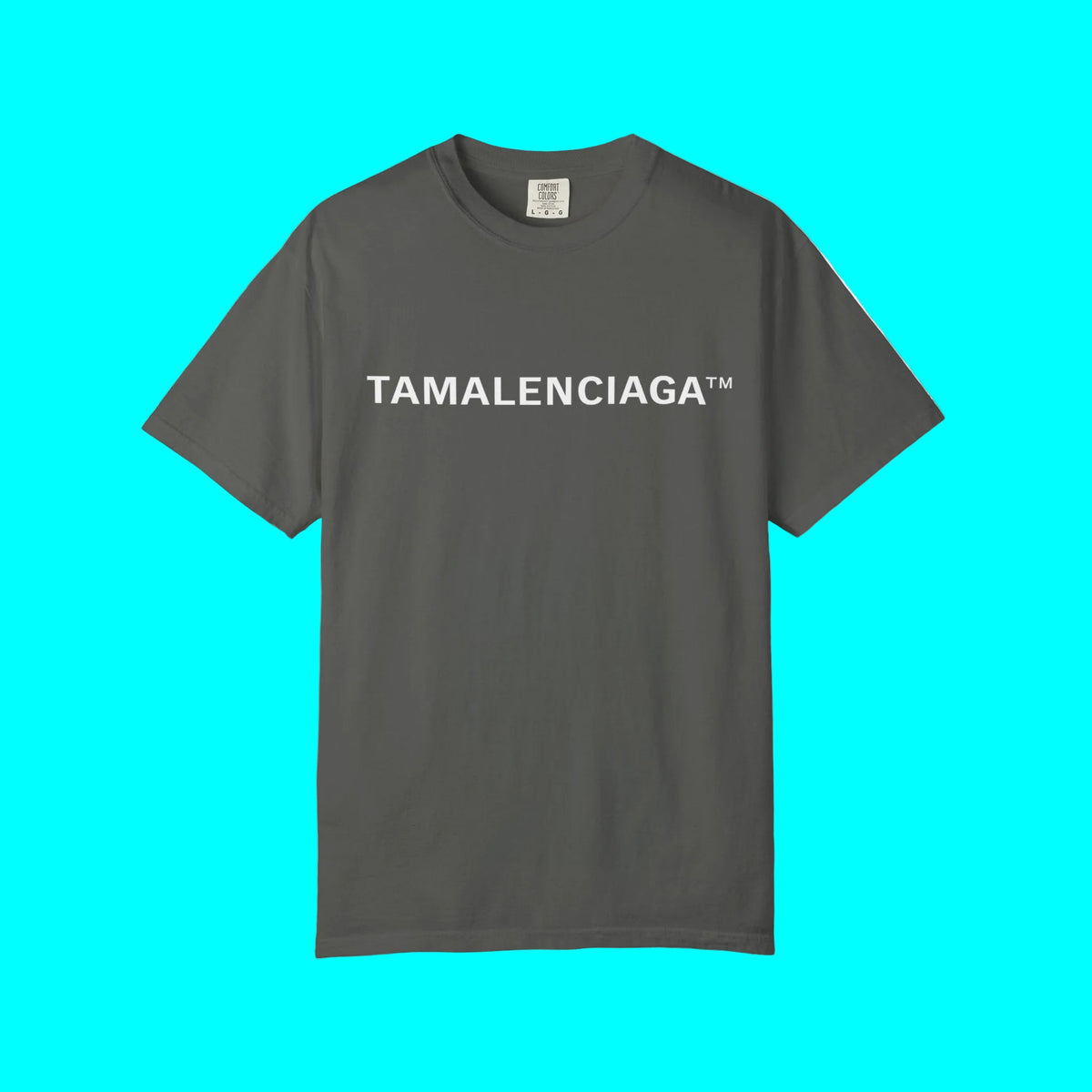 TAMALENCIAGA Luxury Fashion But Make it Latino T-shirt | Tamale Lover Graphic Humor | Heavyweight Cotton