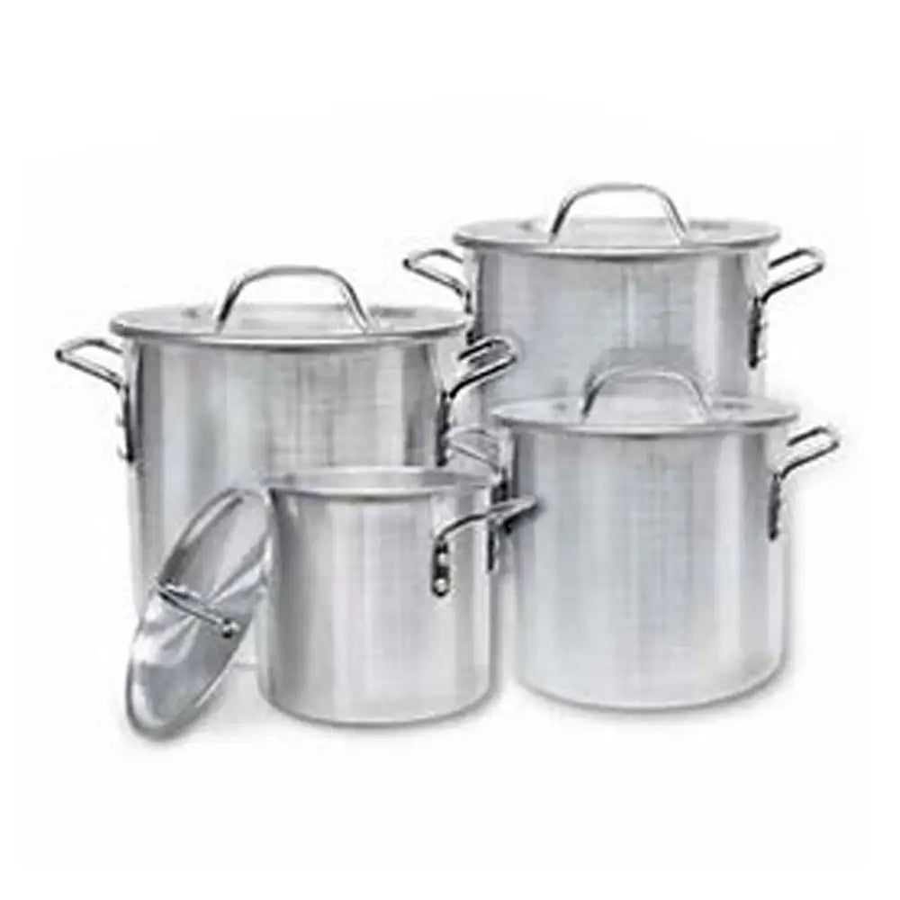 Imusa Aluminum Stock Pot Set (2,3.5,5.5,8 qrt) 4 Pot Set