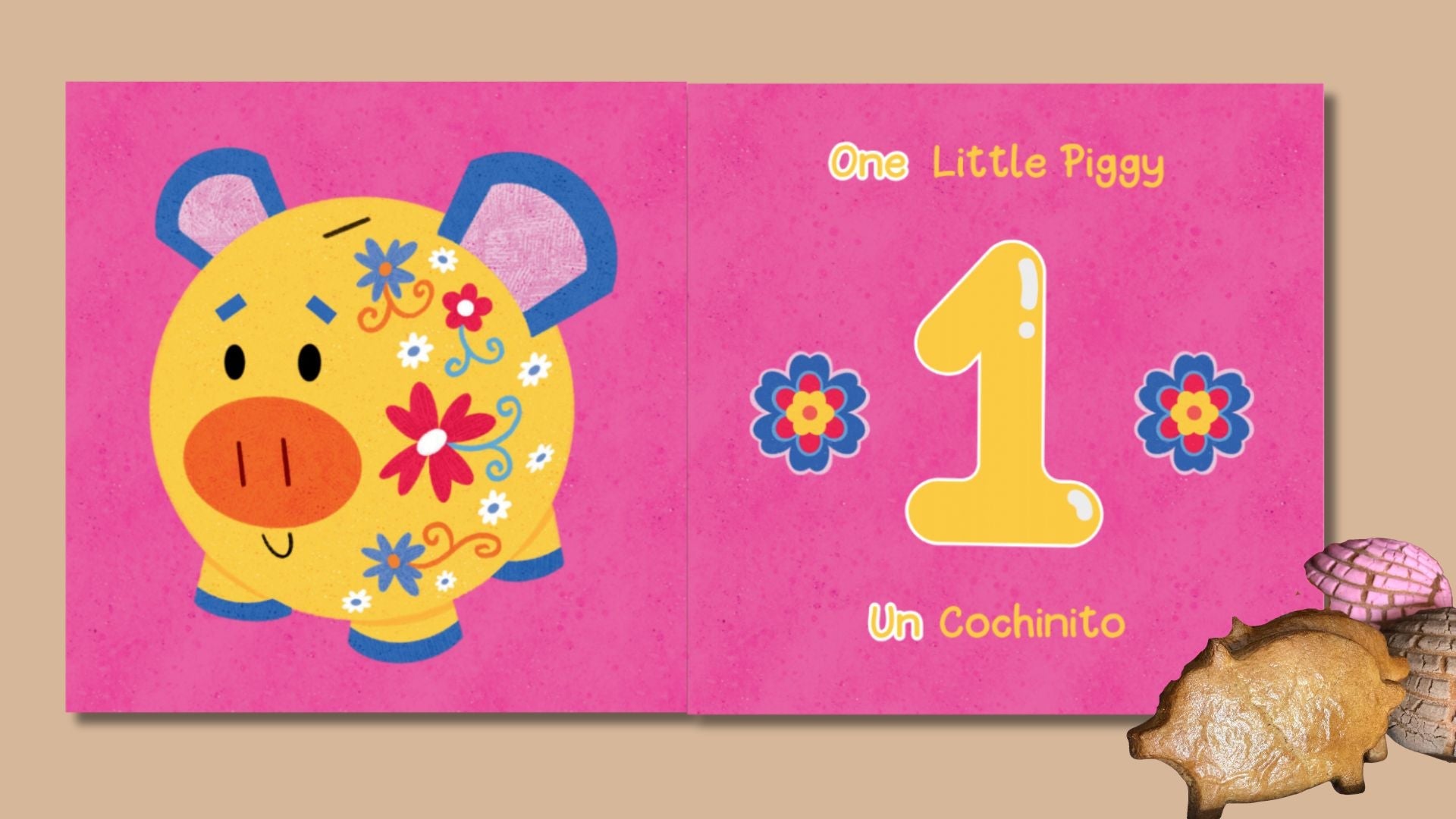 Counting Piggies/Cochinitos Contando:Un Primer Libro Bilingüe de Números