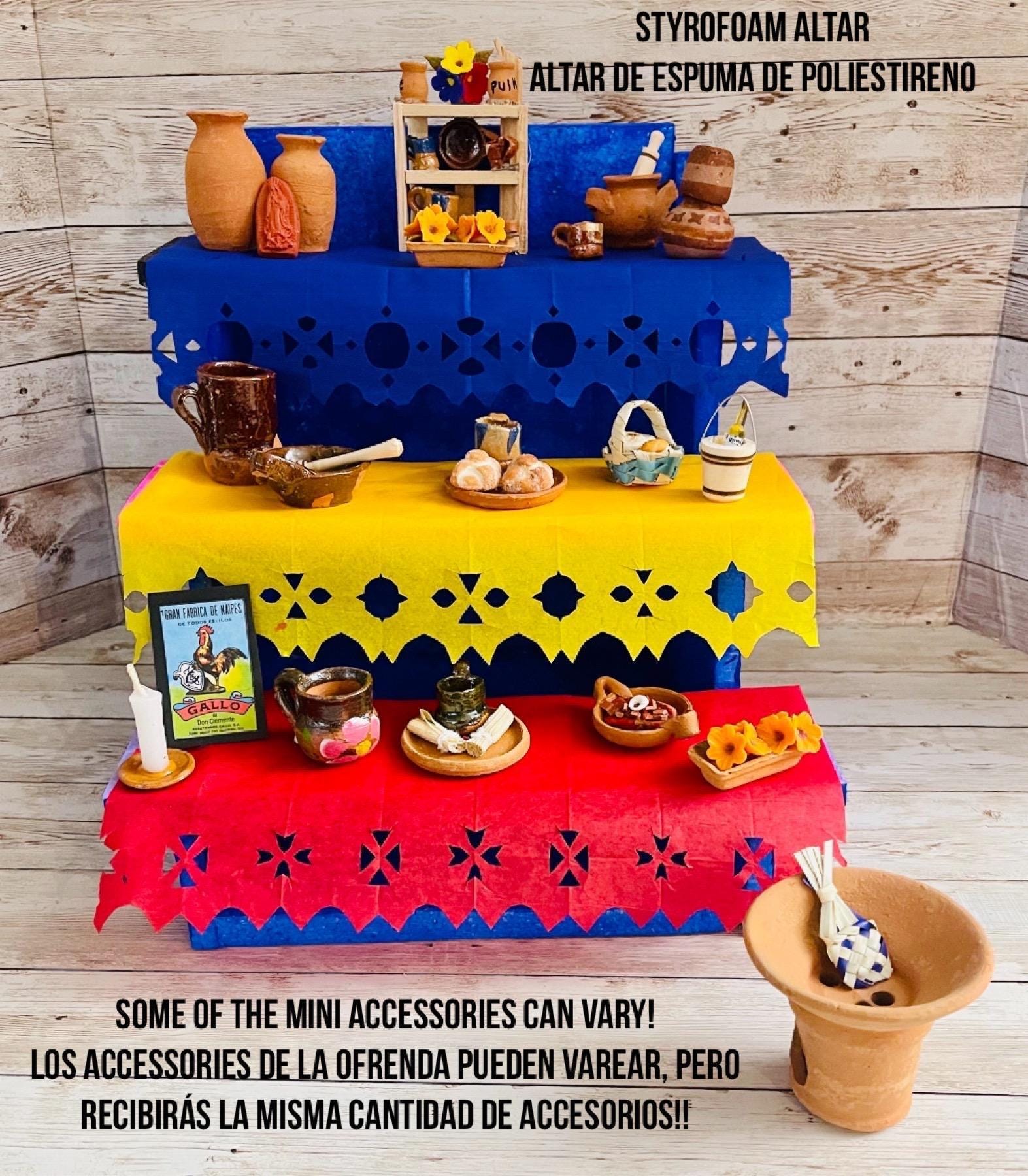 Altar de Ofrenda para Dia De Los Muertos Styrofoam Day of the Dead Offering Altar