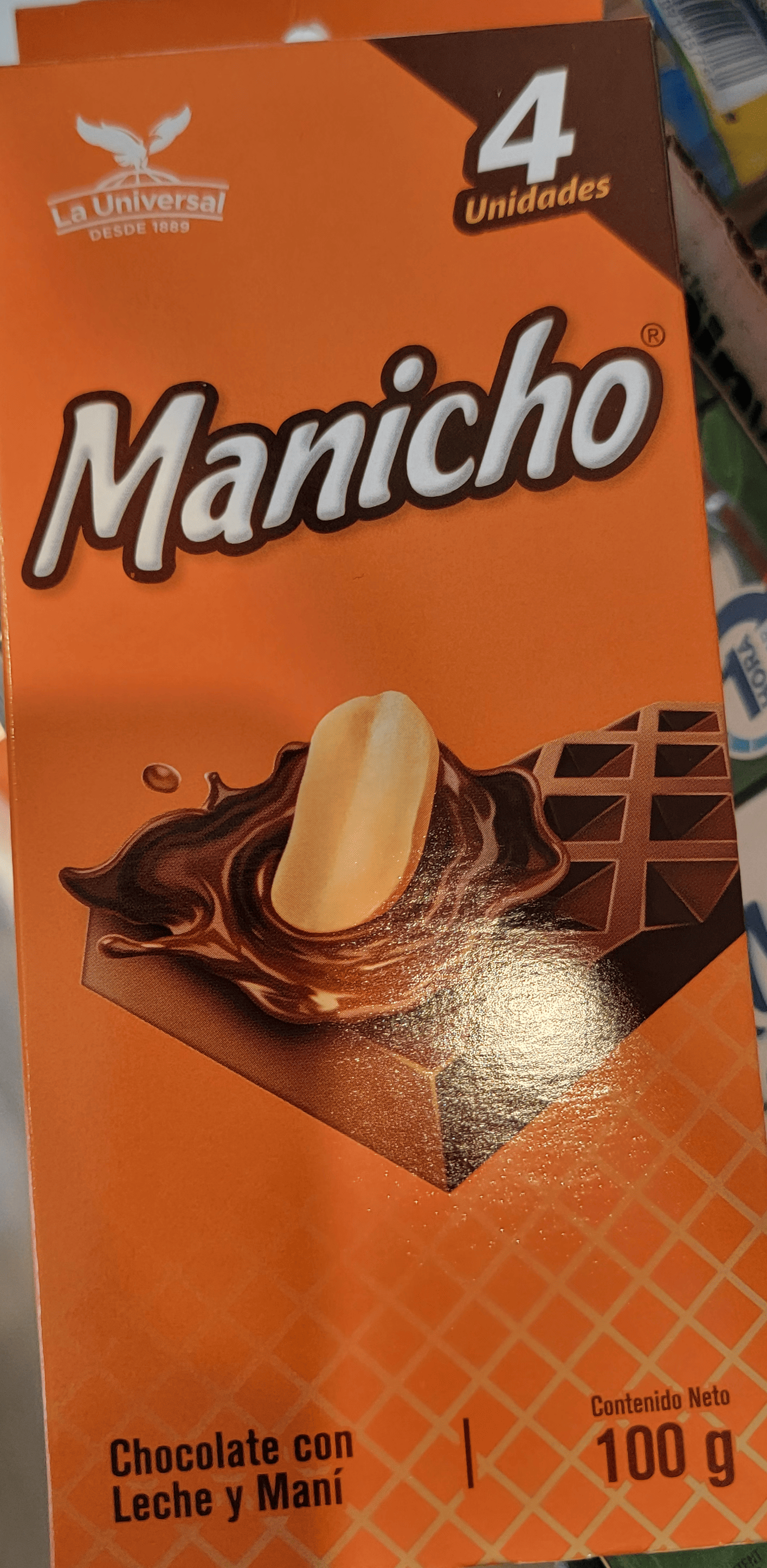 Chocolate Manicho – Pack de 4 Barras