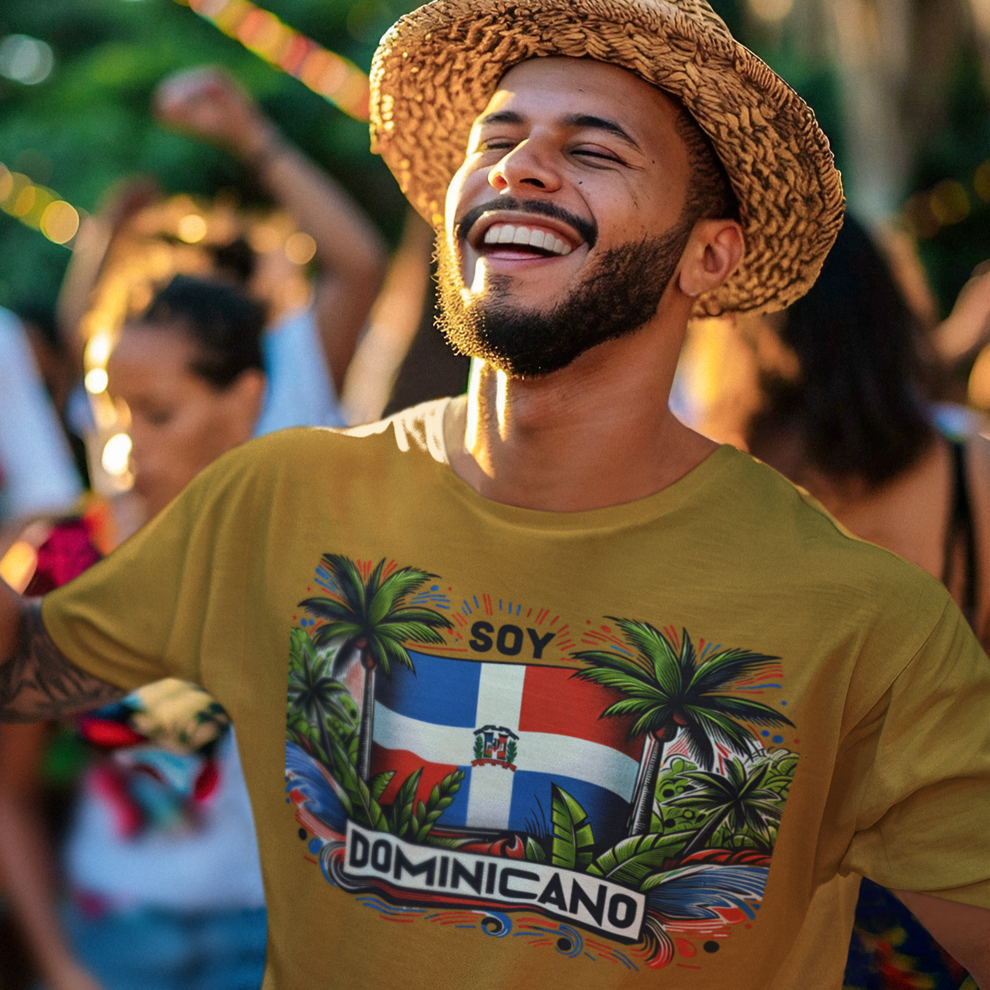 Soy Dominicano V2 Inspirado en la camiseta de DJ | República Dominicana - Viral Gracioso Latino | 3 Colores