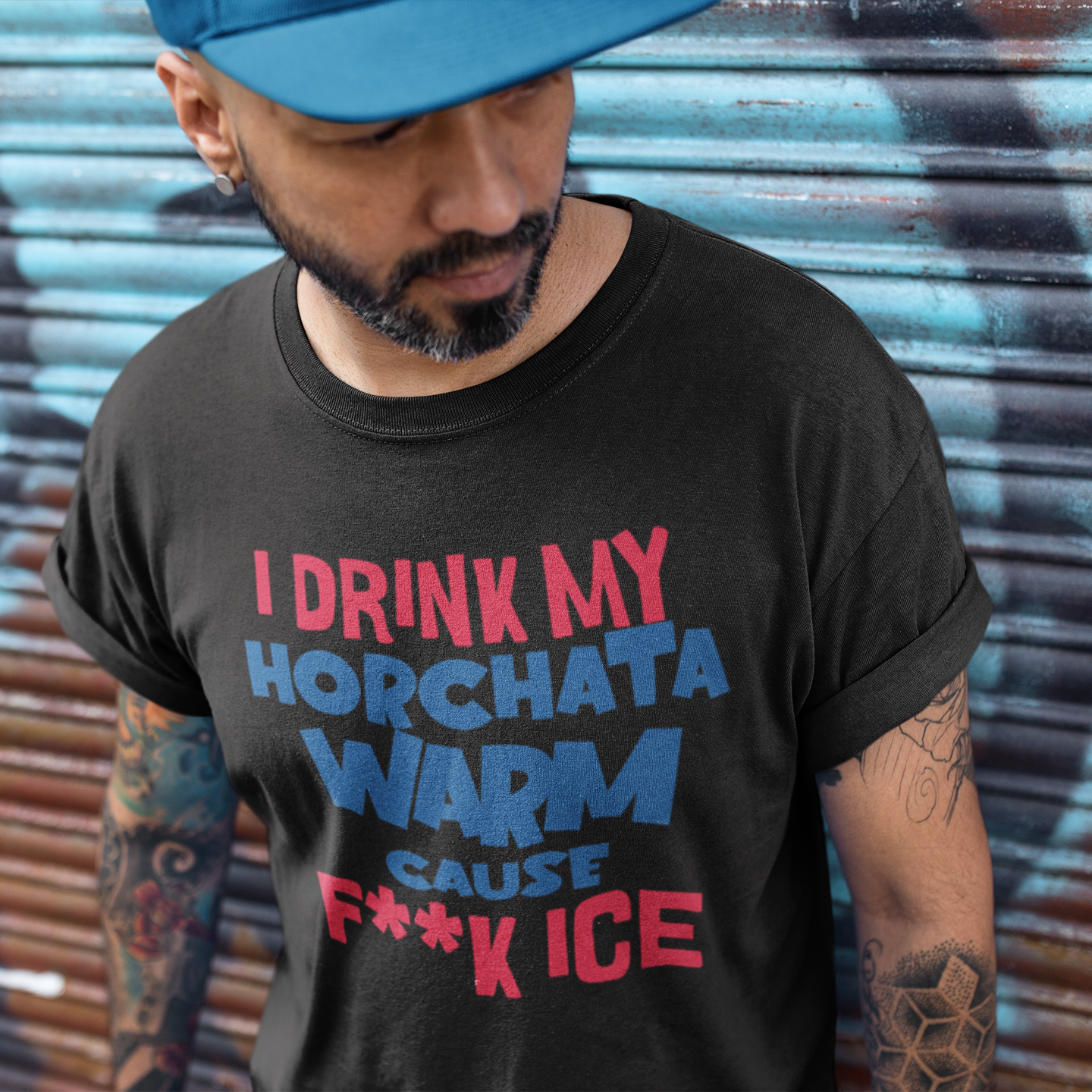 I Drink My Horchata Warm Cause F Ice T-shirt | Latino Viral Tees | 4 Colors
