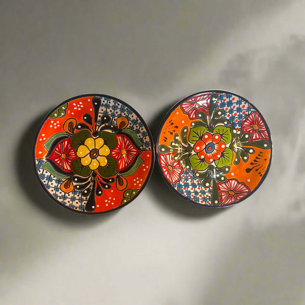 Plato llano de Talavera de 10" | Vajilla mexicana hecha a mano