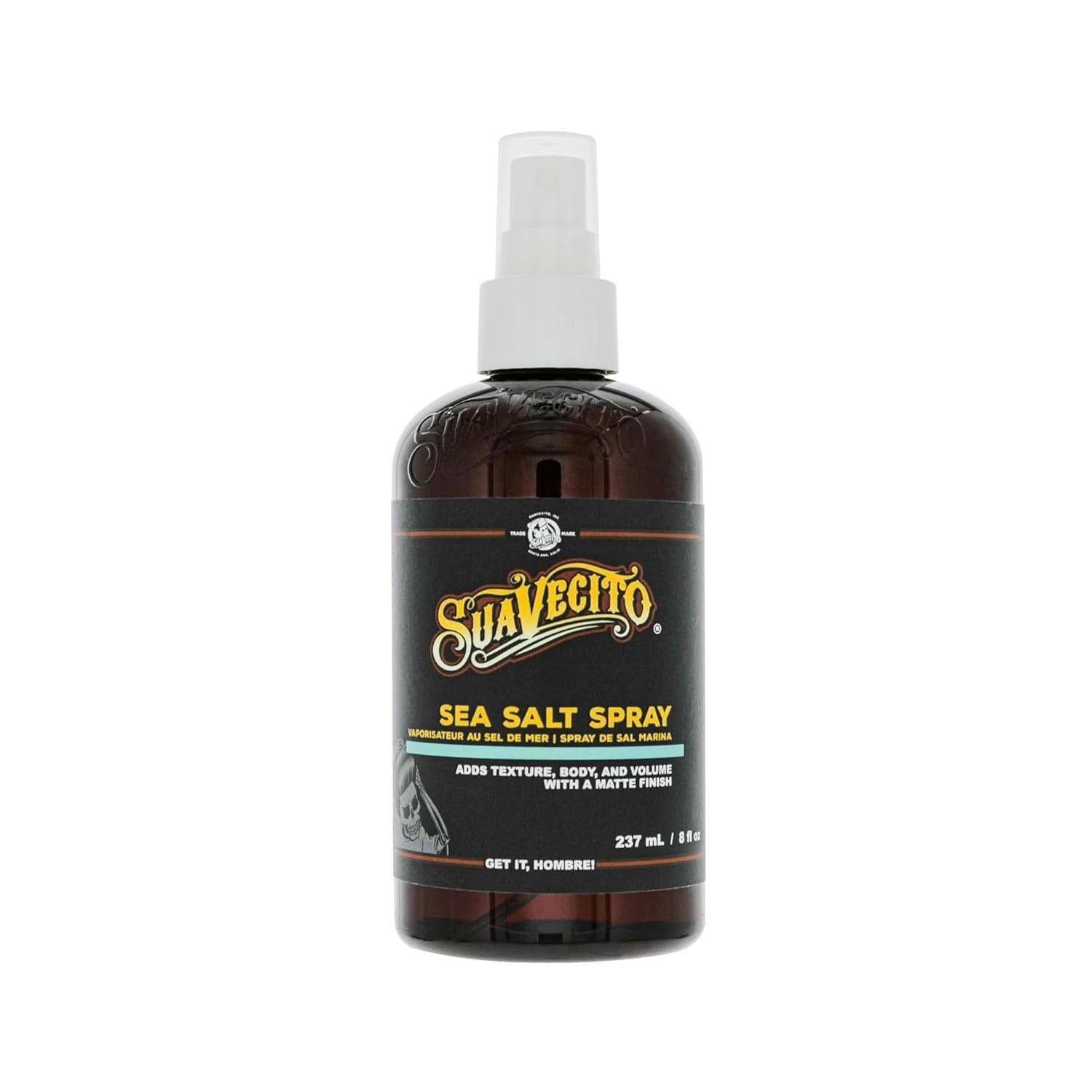 Suavecito Sea Salt Spray Frasco Dosificador de 8 Oz