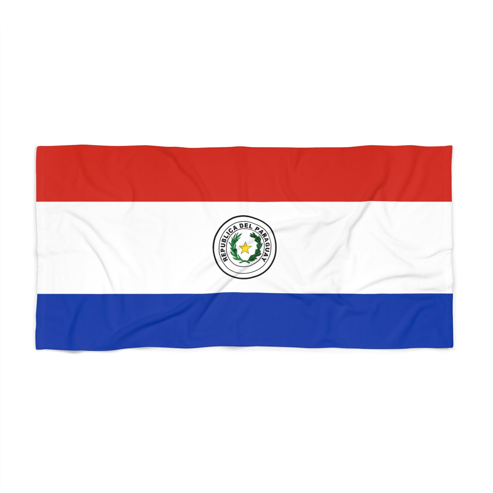 Paraguay Flag Beach Towel | Quality & Long Lasting - 2 Sizes | Paraguayan Pride | Gift for Guaranis