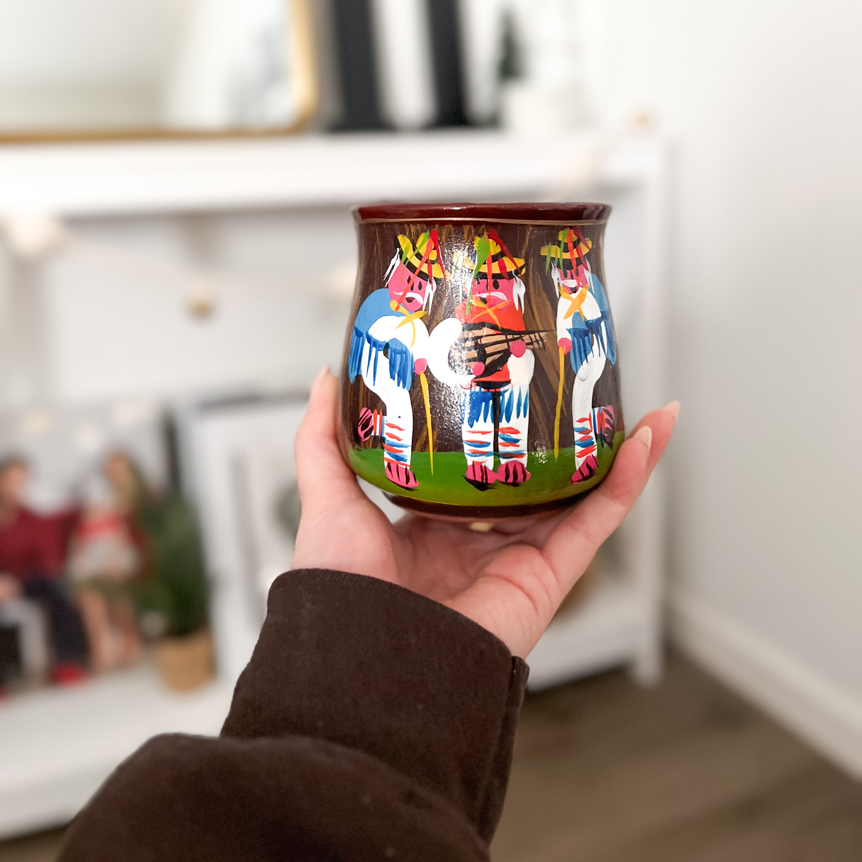 Taza Oscura Artesanal Michoacán