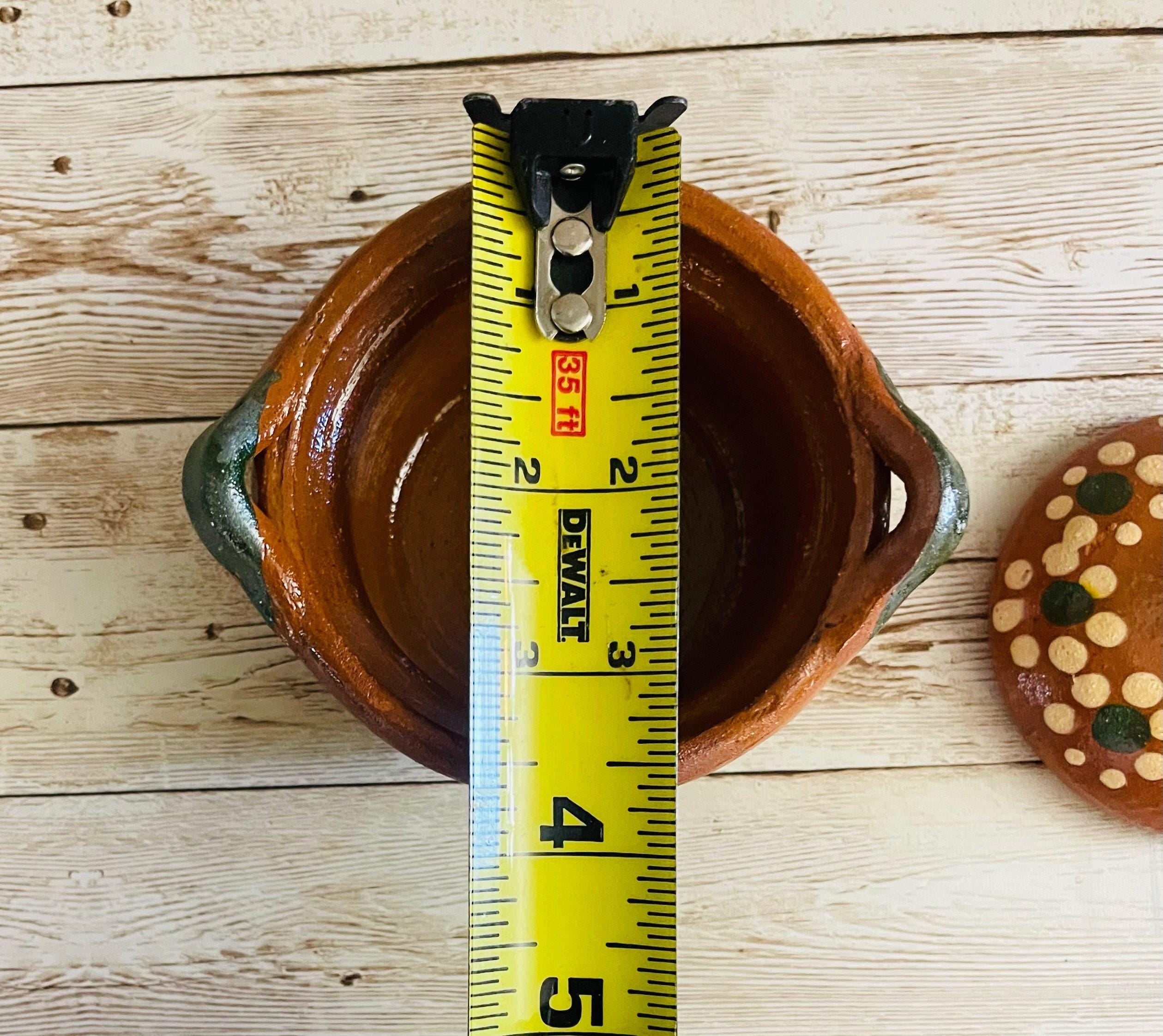 2 Mini Cazuelitas de Barro 2 Mini Clay Pots