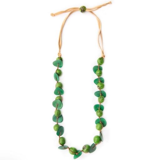 Collar Bombón Esmeralda Caribeña