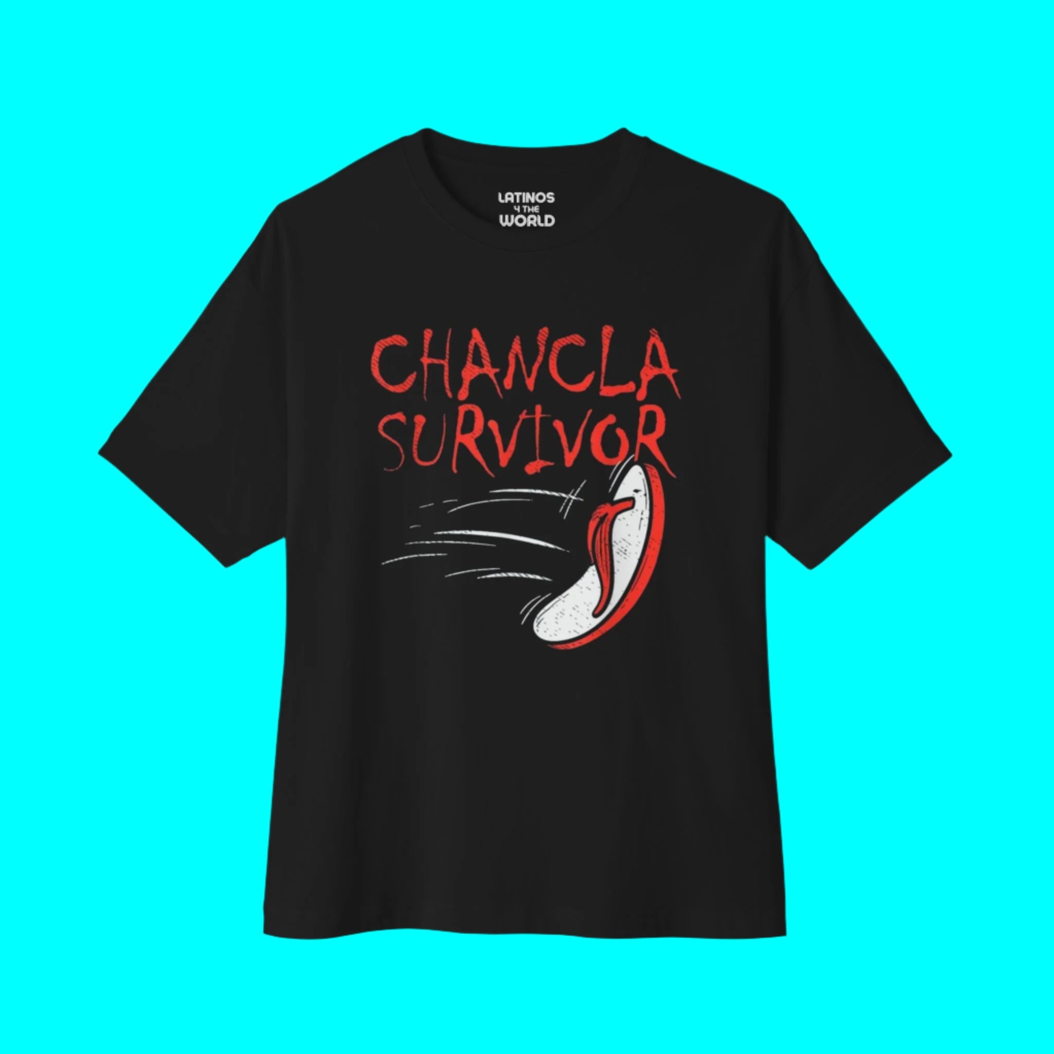 Camiseta Chancla Survivor | Diseño de Broma de Chancleta Latino Orgullo Divertidas Camisetas Virales