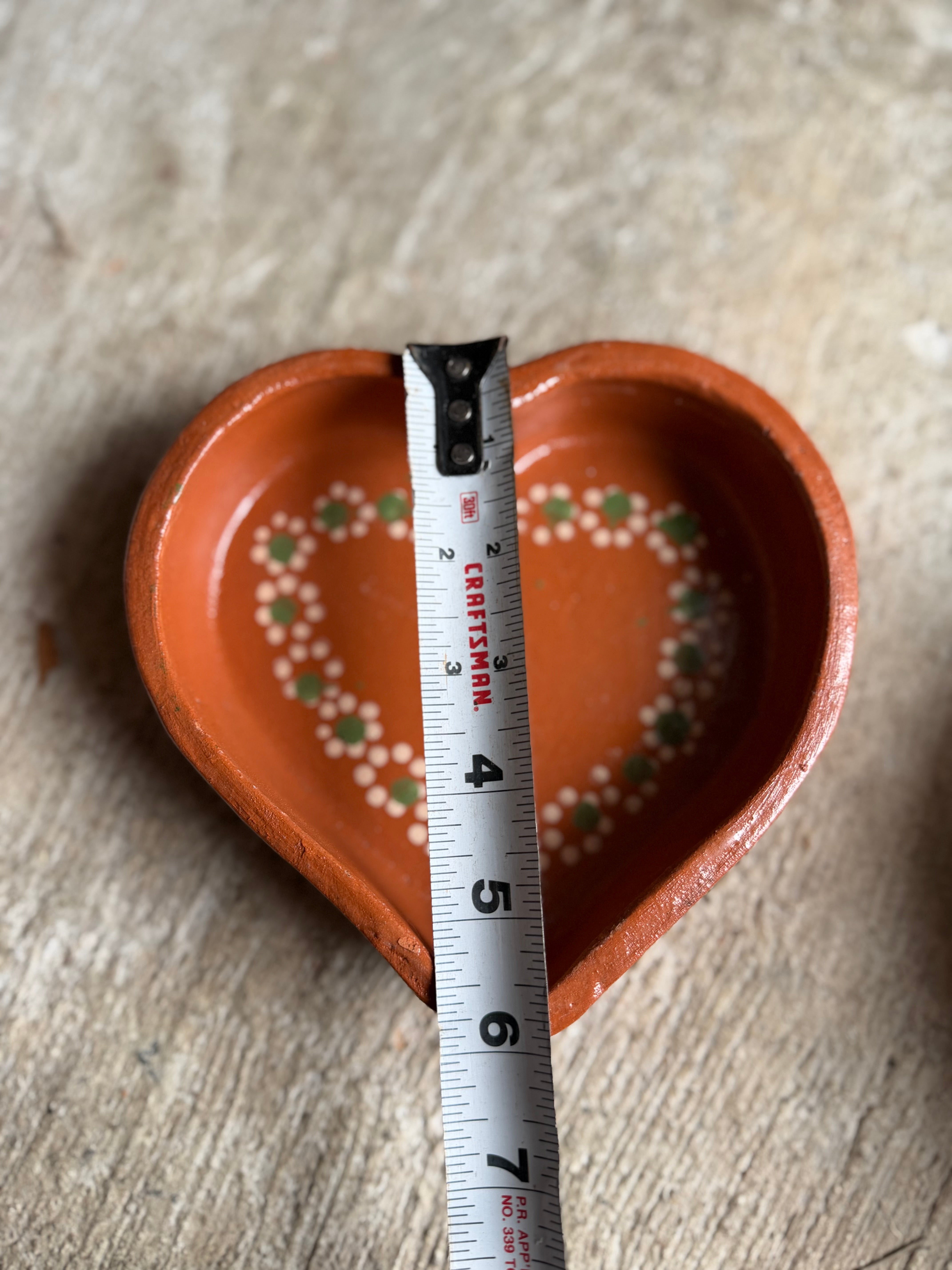 Heart-Shaped Barro Plate