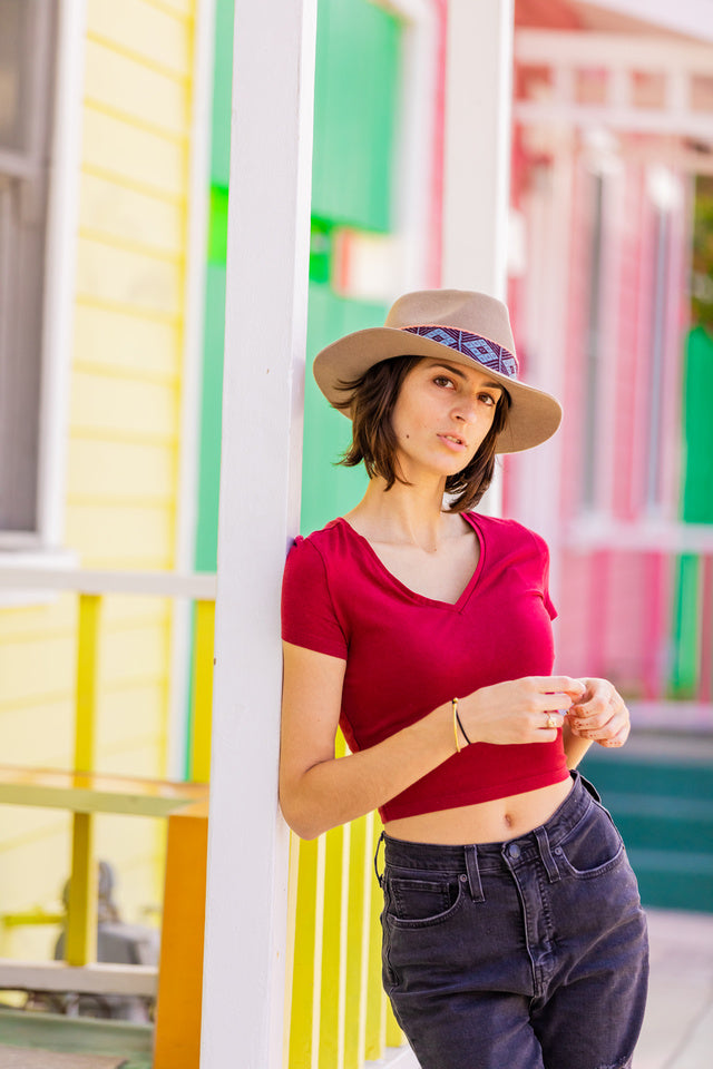 Sombrero Fedora Beige