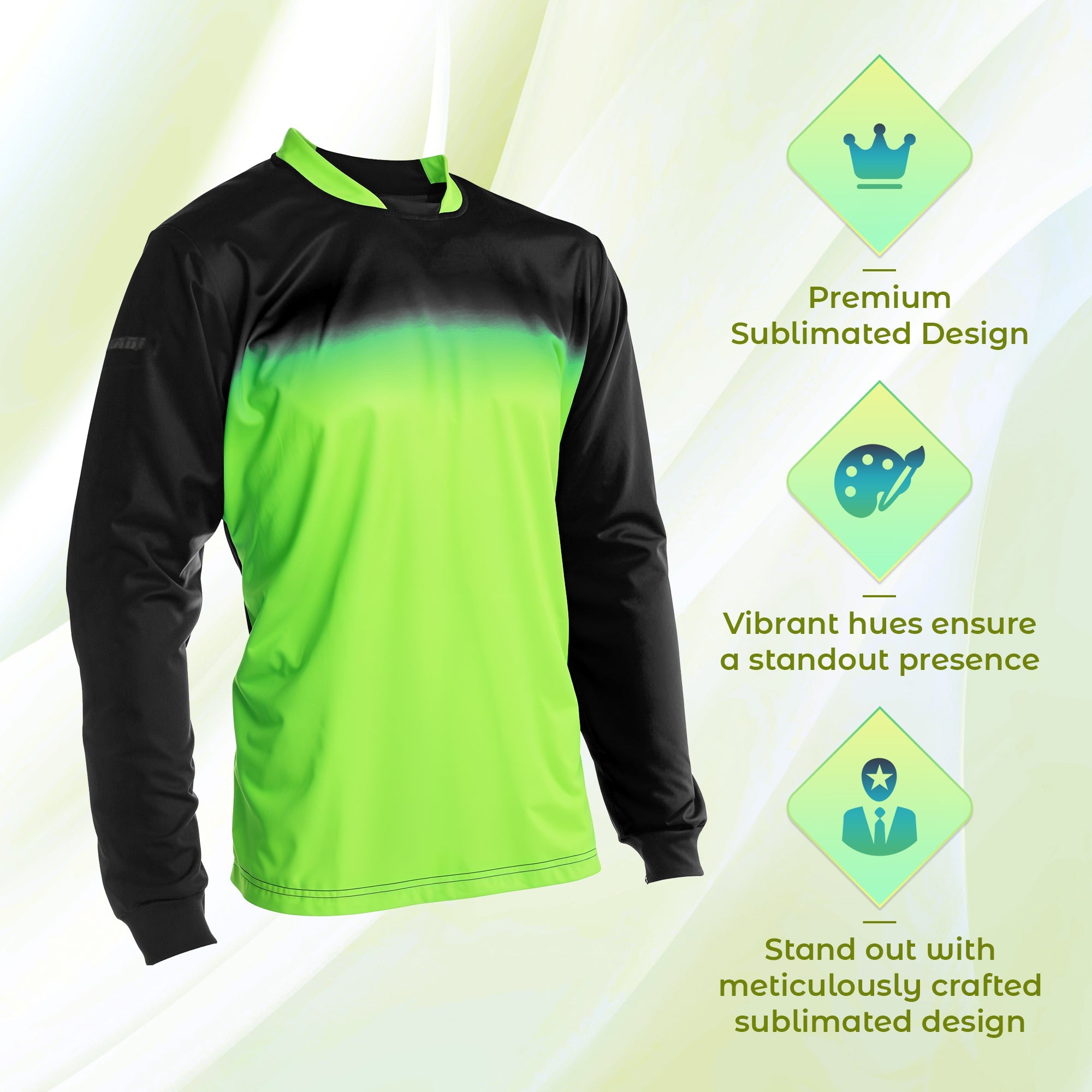 Vallejo Goalkeeper Jersey - Green/Black