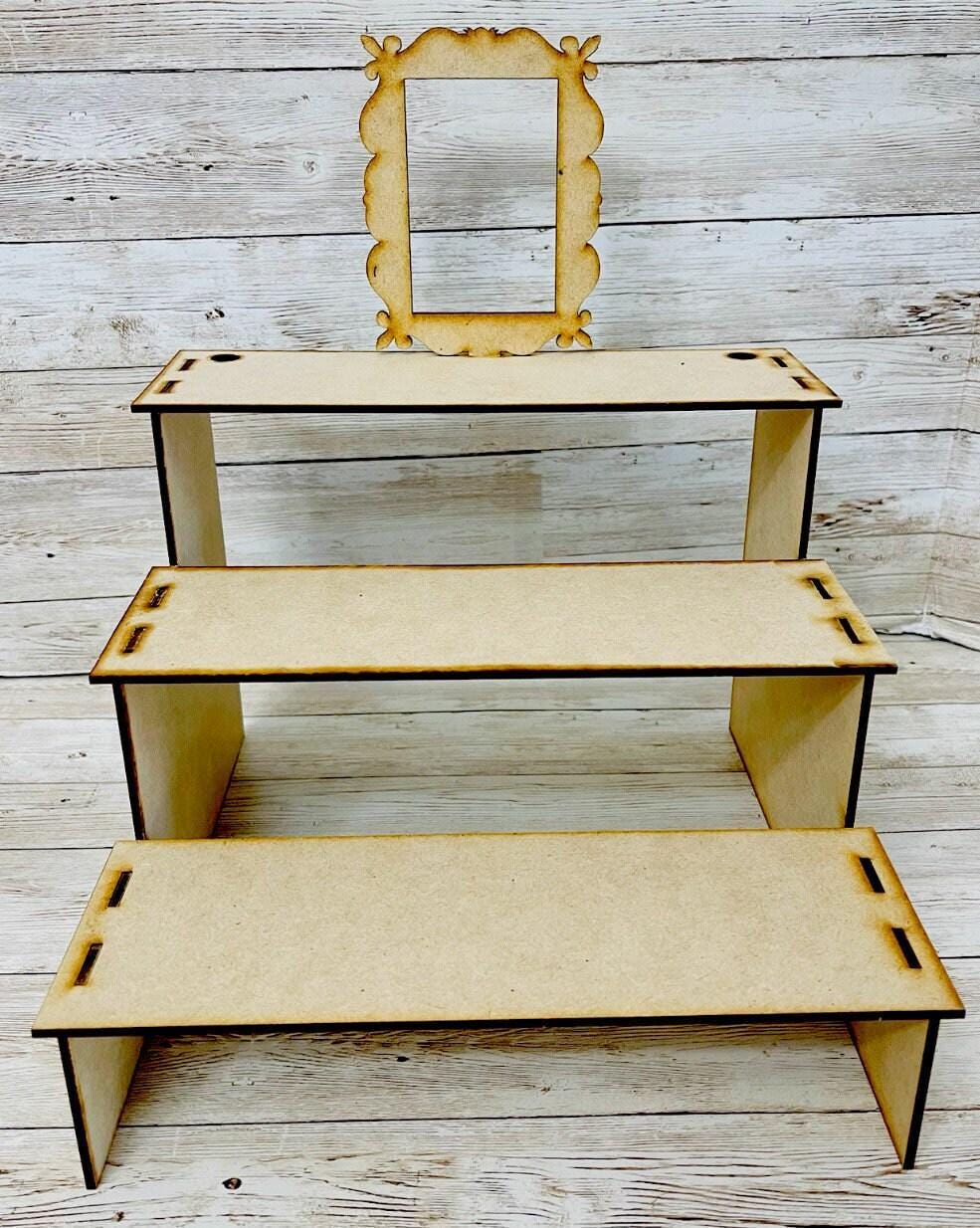 Altar de Ofrenda para Dia De Los Muertos de Madera con Anafre de Barro Day of the Dead Wood Offering Altar with Incense Burner