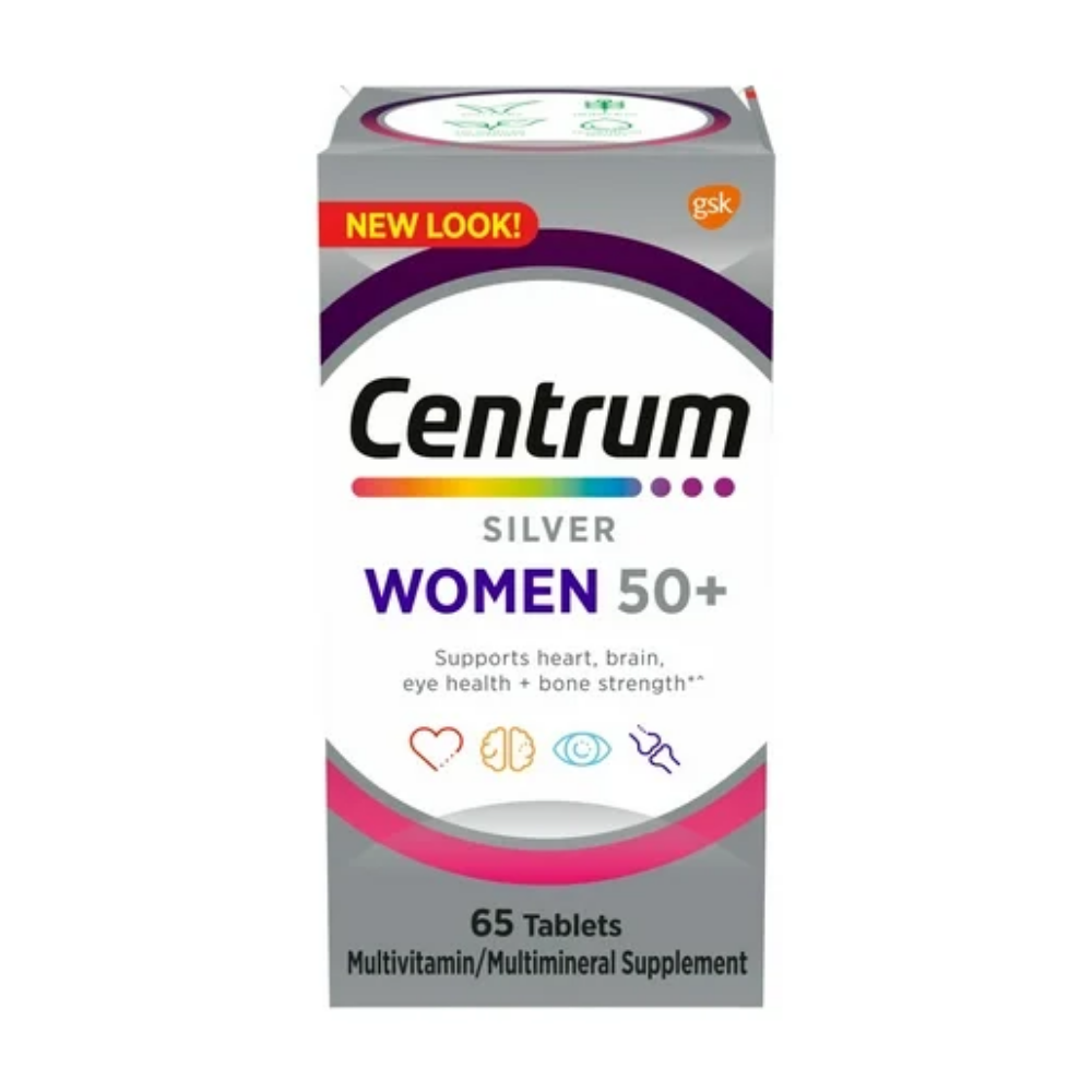 Multivitamínico Centrum Silver Mujer 50+ (65 tabletas)