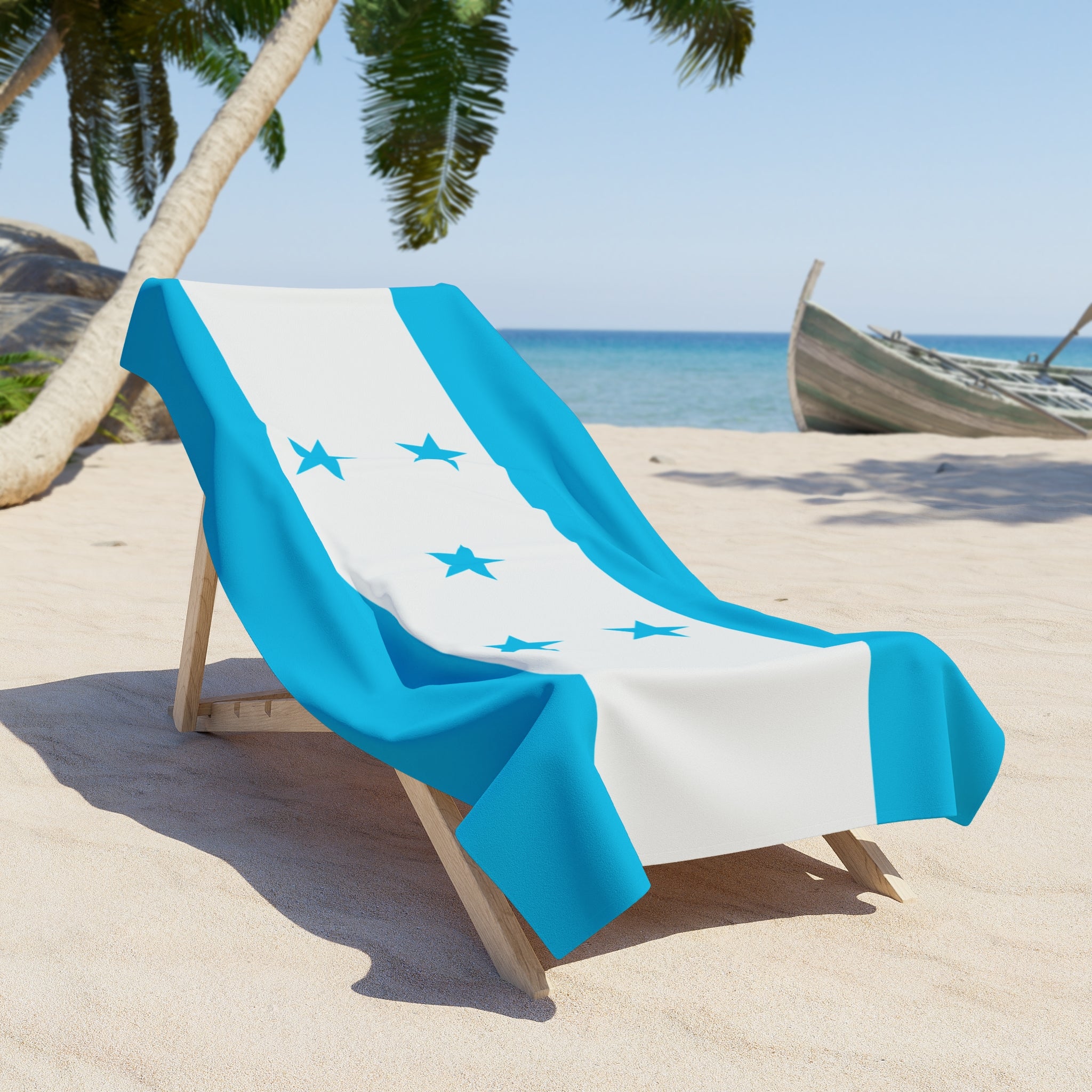 Honduras Flag Beach Towel | Quality & Long Lasting - 2 Sizes | Honduran Pride | Gift for Hondurans