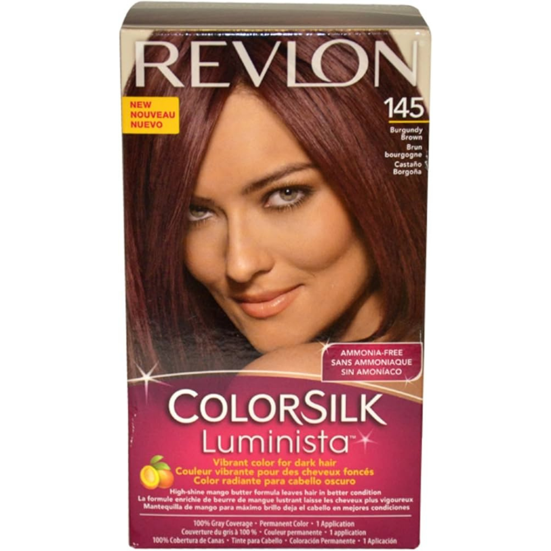 Tinte permanente Revlon Colorsilk Luminista #145 Borgoña Negro