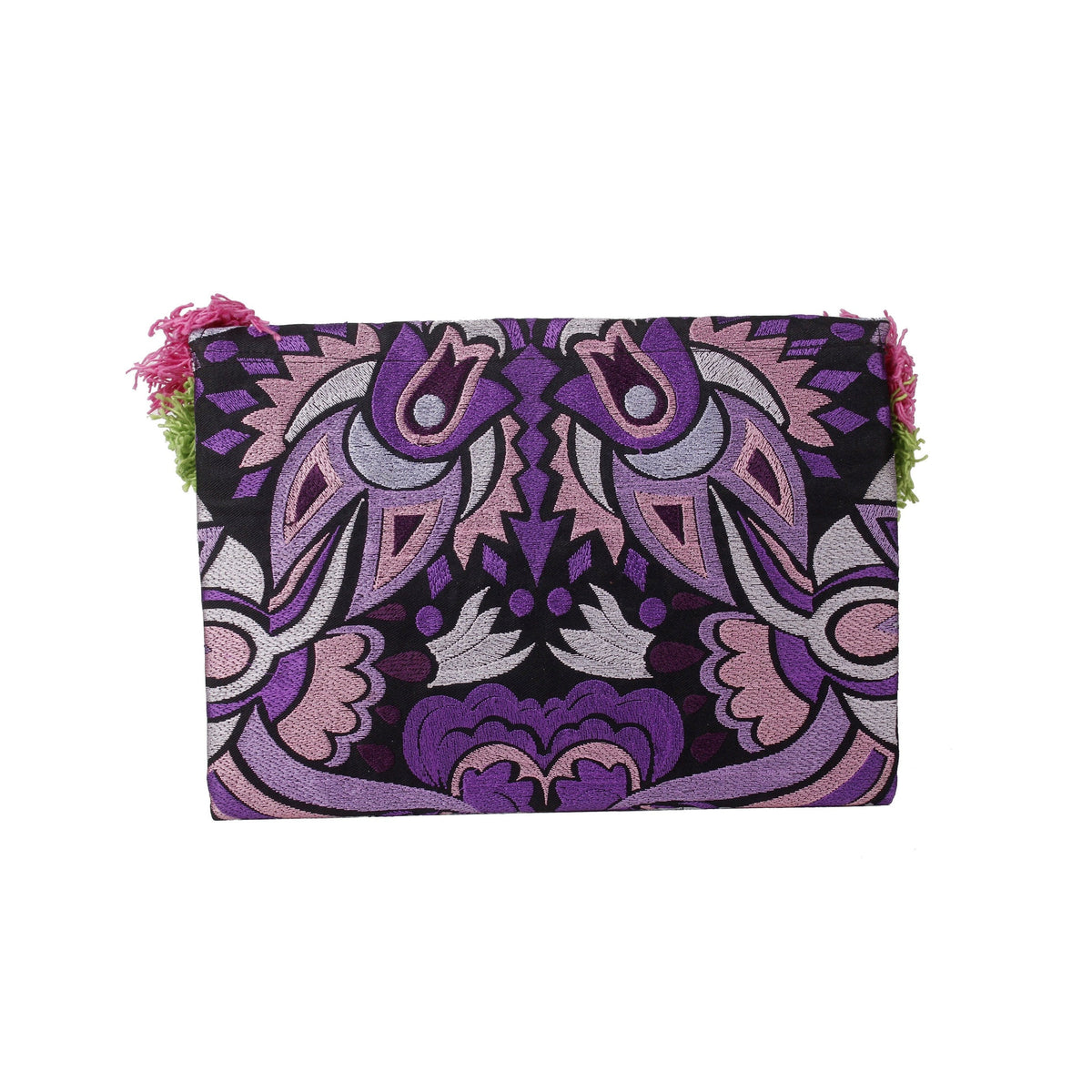 Embroidered Multi Tassel Clutch Bag iPad Case – Thailand