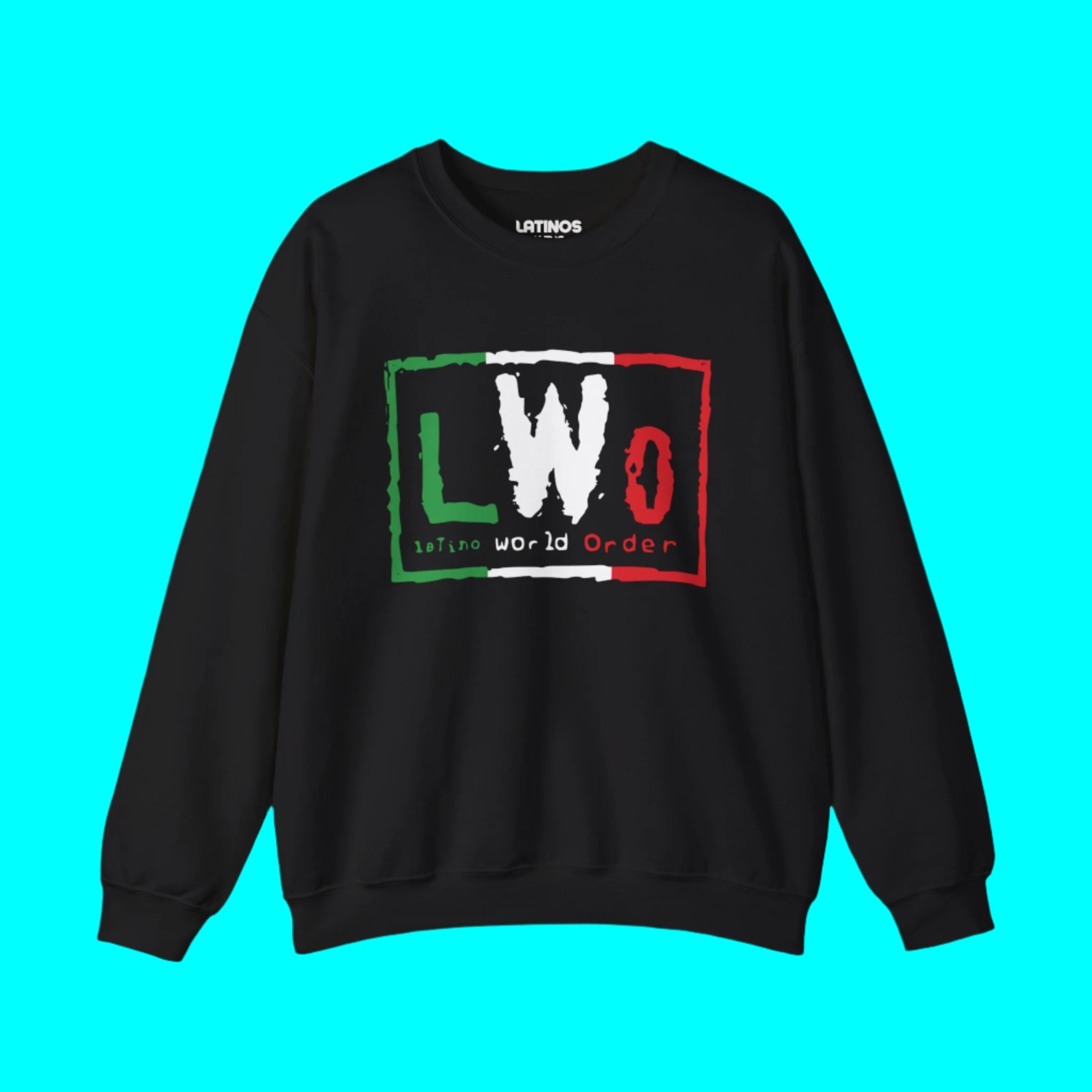LWO Latino World Order Fleece-Lined Crewneck Sweater | Viral Funny Latino Pride Tees | 3 Colors