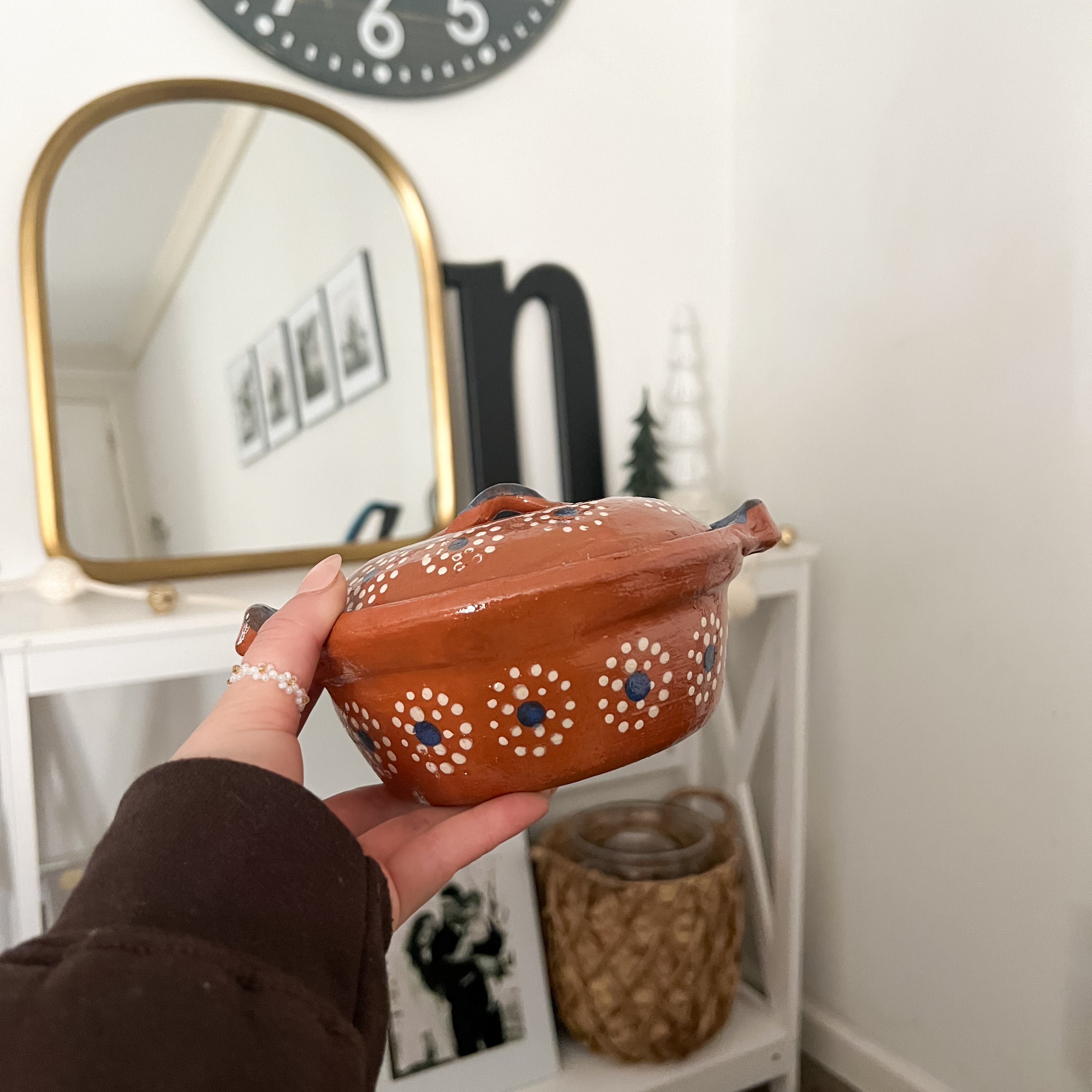 Olla Pequeña de Cerámica Mexicana 250mL