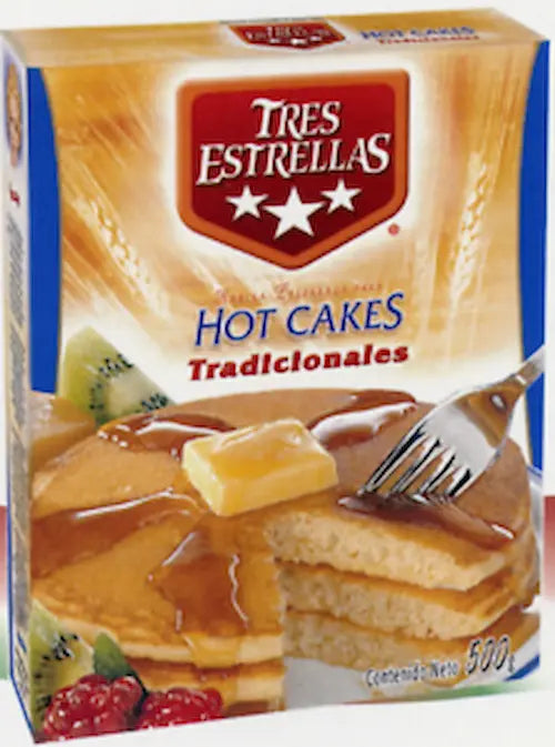 Mezcla para Hot Cakes Tres Estrellas 17.6 oz
