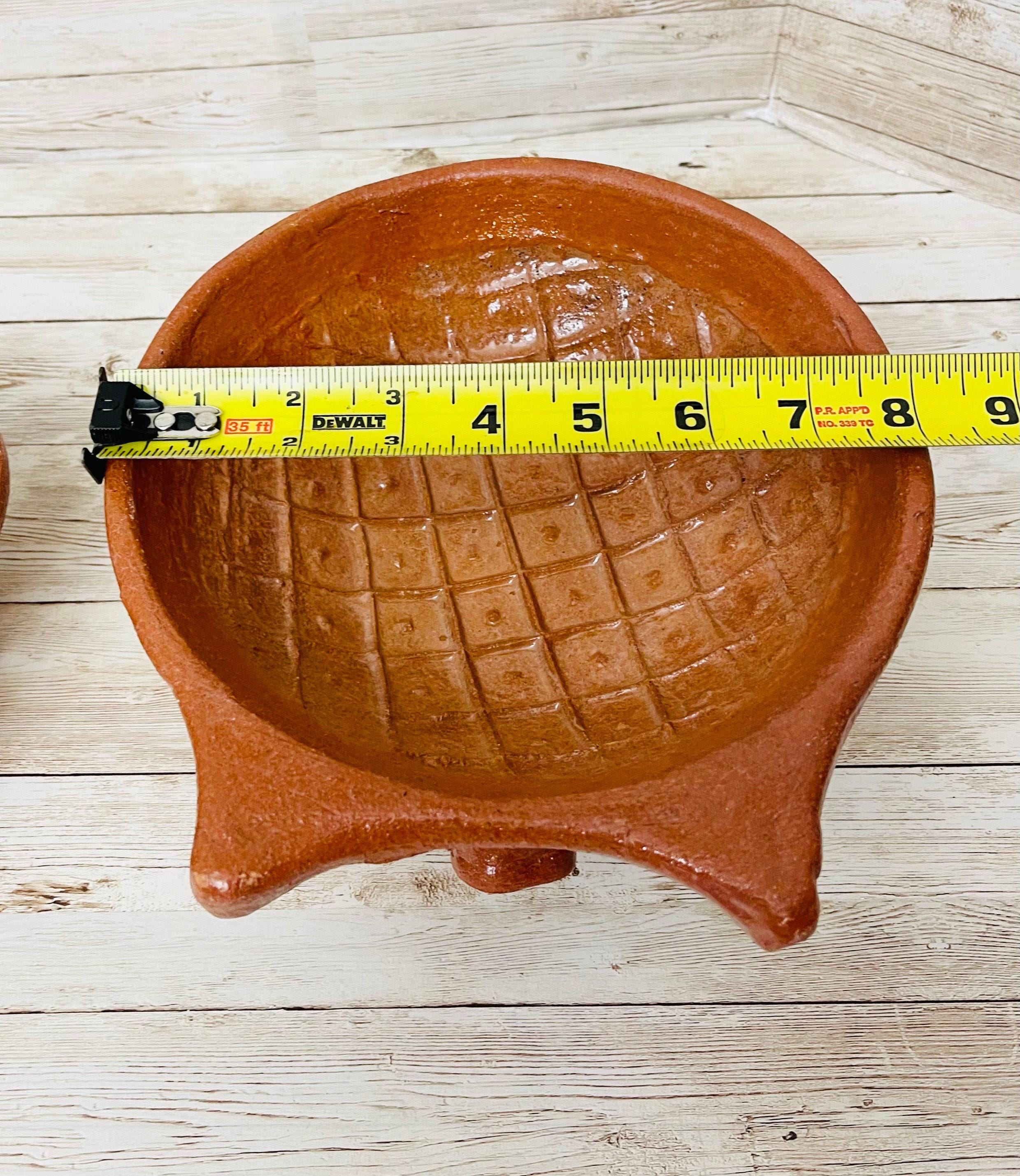 Authentic Mexican Pig Molcajete Molcajete Mexicano de Barro en Forna de Marranito