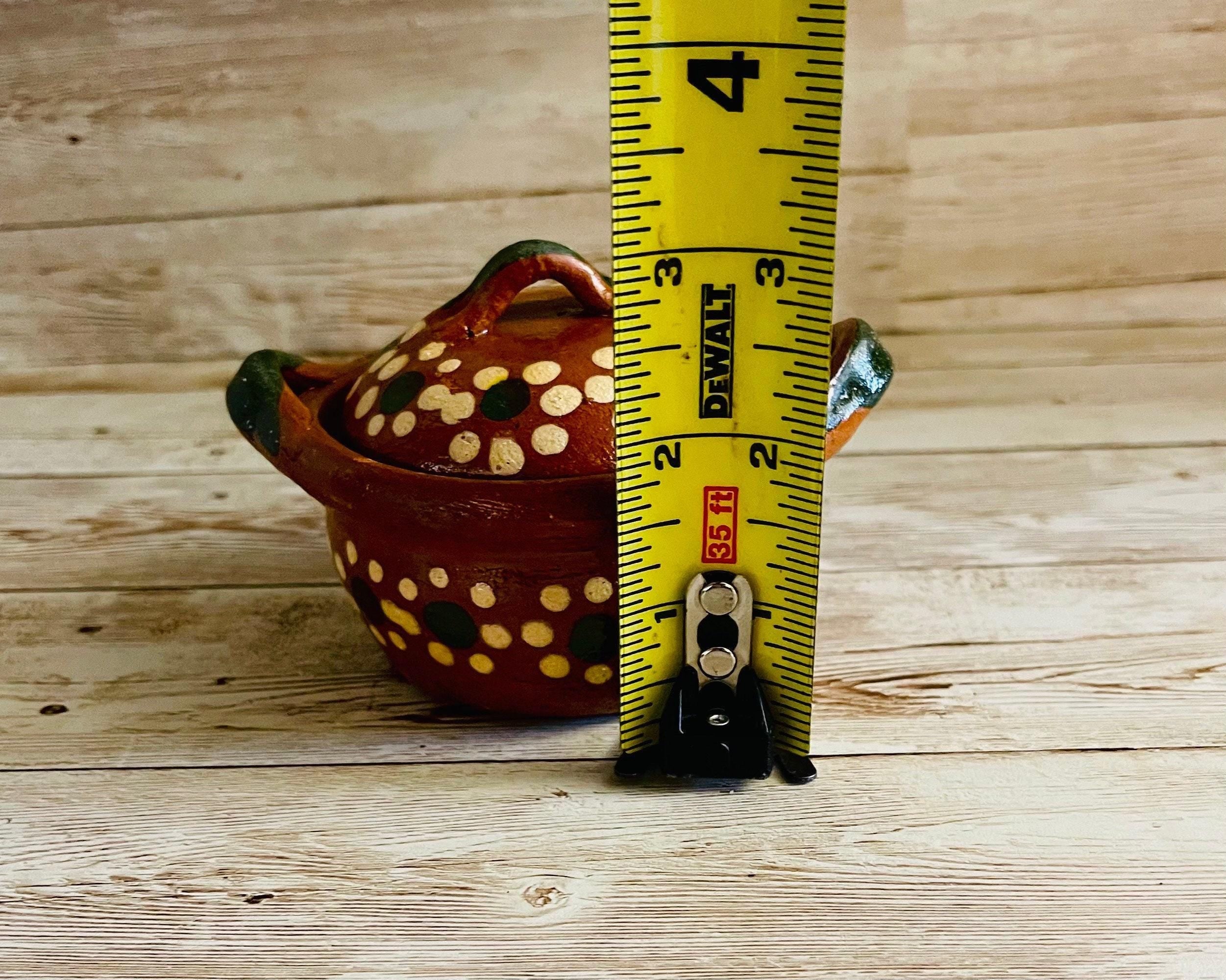 2 Mini Cazuelitas de Barro 2 Mini Clay Pots